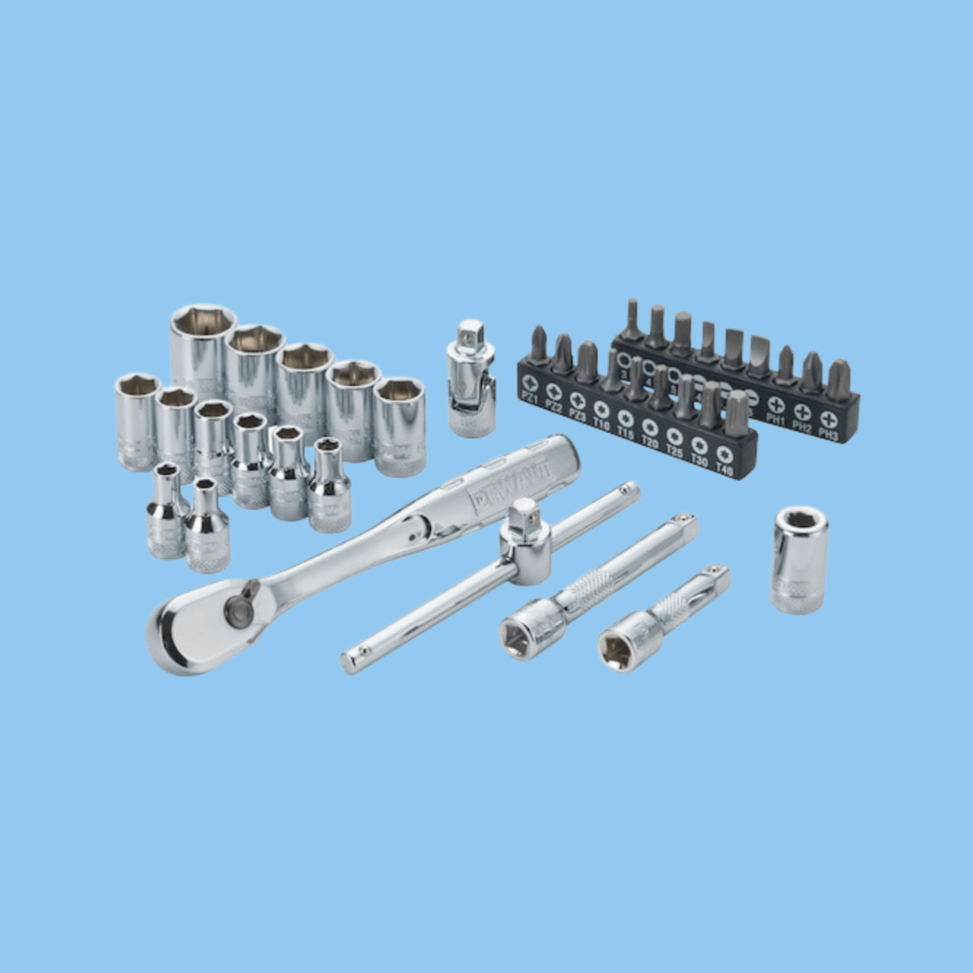 DeWalt DWMT19238-1 37 Piece Full Metric 1/4" Socket Set - Heena's Haven