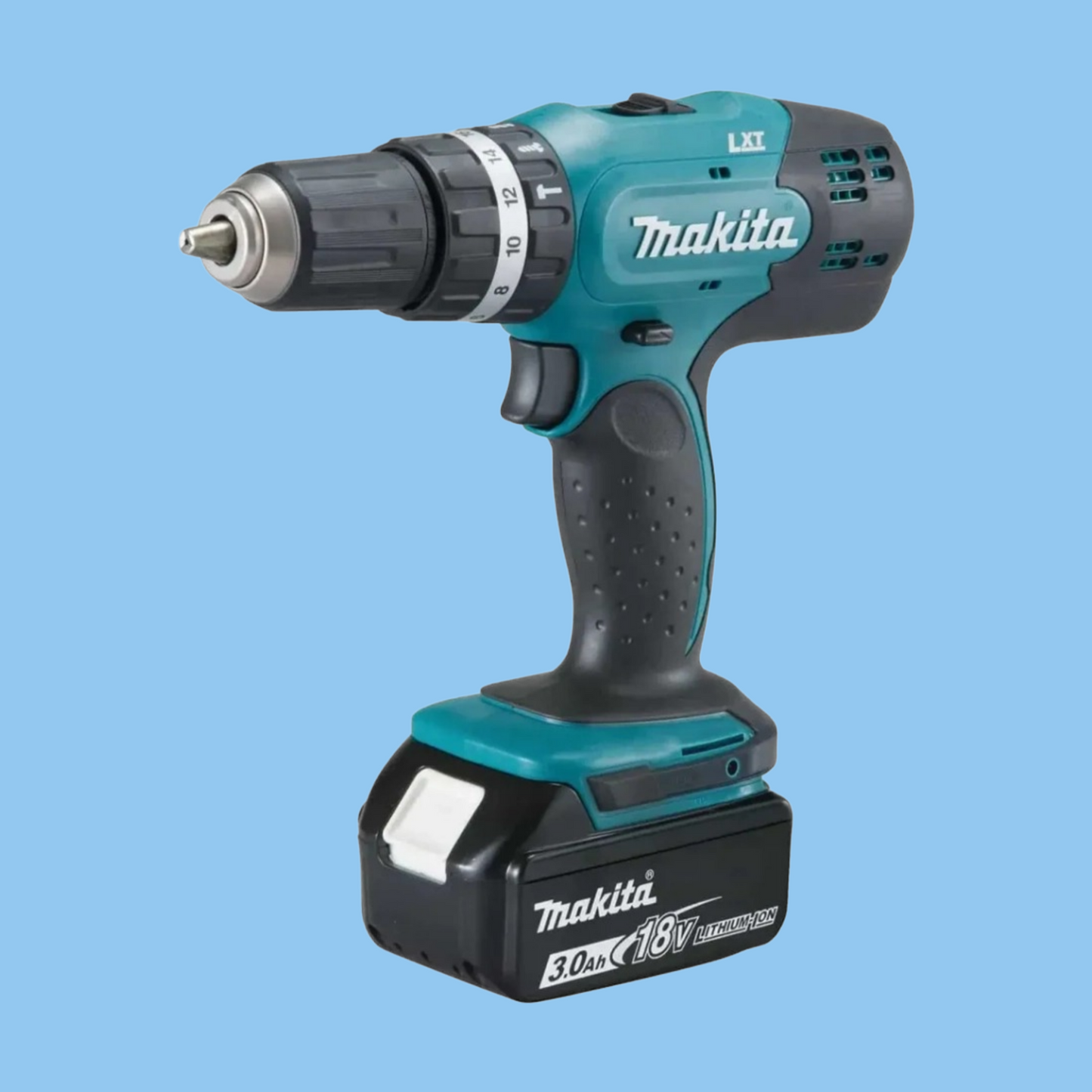 Makita Cordless Hammer Drill Driver W/Batteries & Charger, DHP453RFE - Heena's Haven