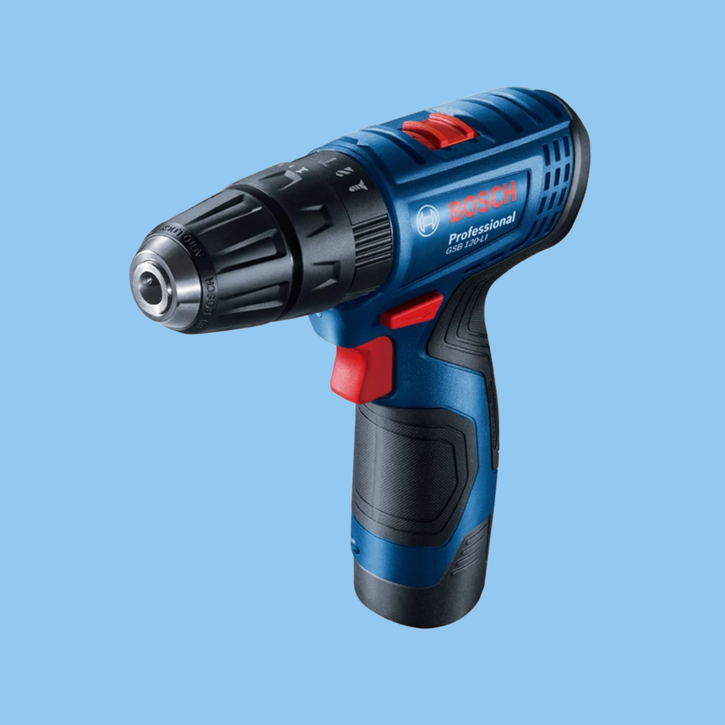 Bosch GSB 120-Li 2Ah Cordless Impact Drill, Battery, Charger & 23-Piece Set - Heena's Haven