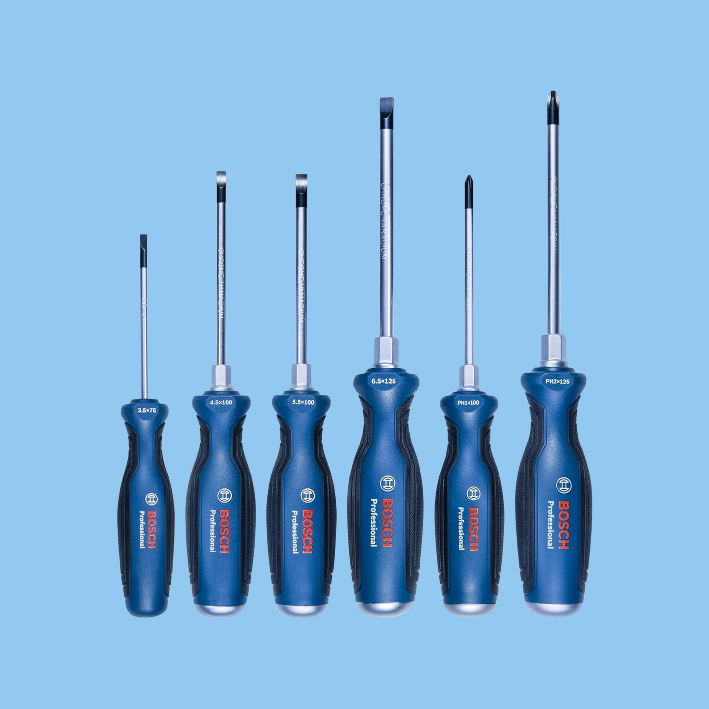 Bosch 1600A016BF 10-Piece Screwdriver Set: Cross & Slotted - Heena's Haven