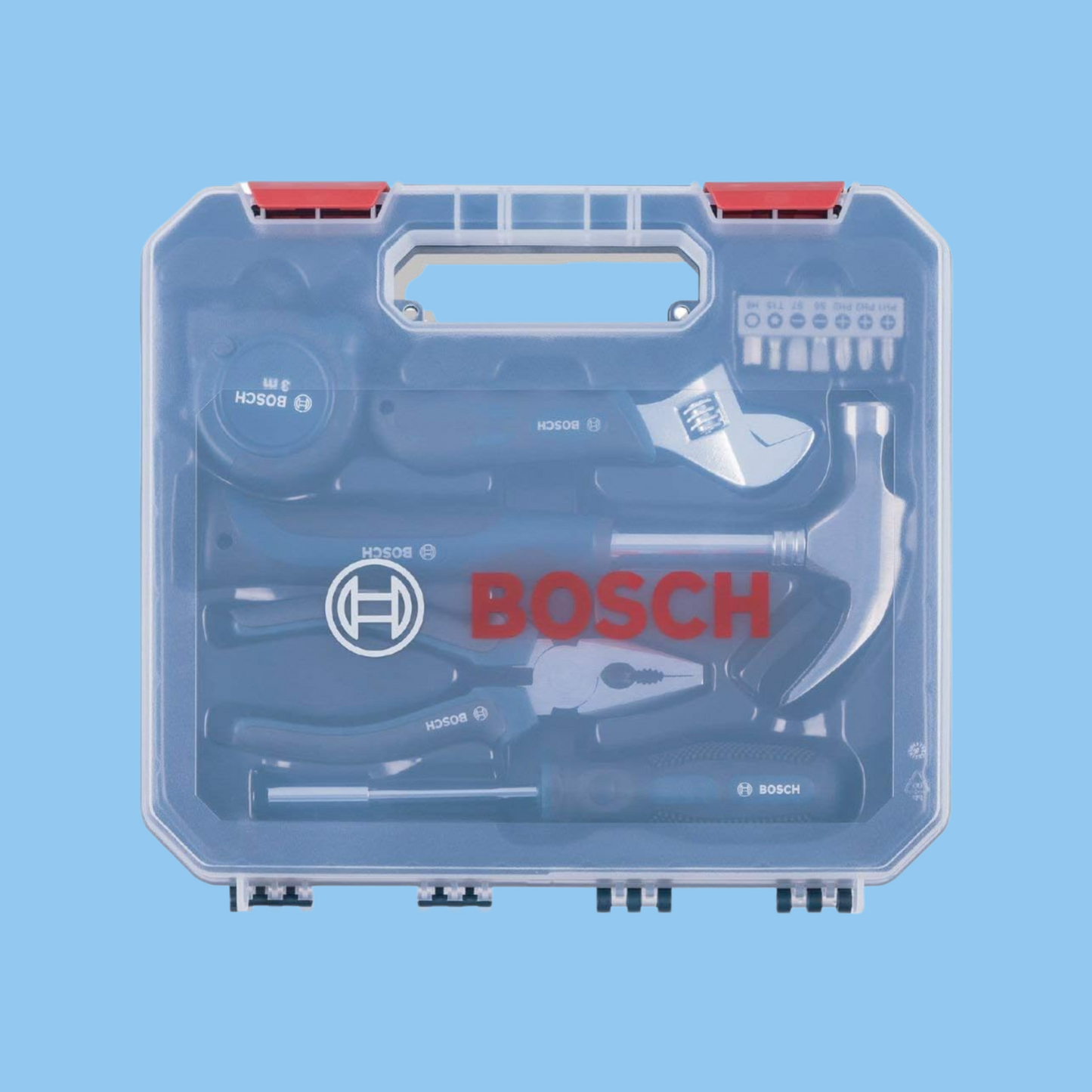 Bosch Hand Tool Kit (Blue, 12 Pieces) - Heena's Haven