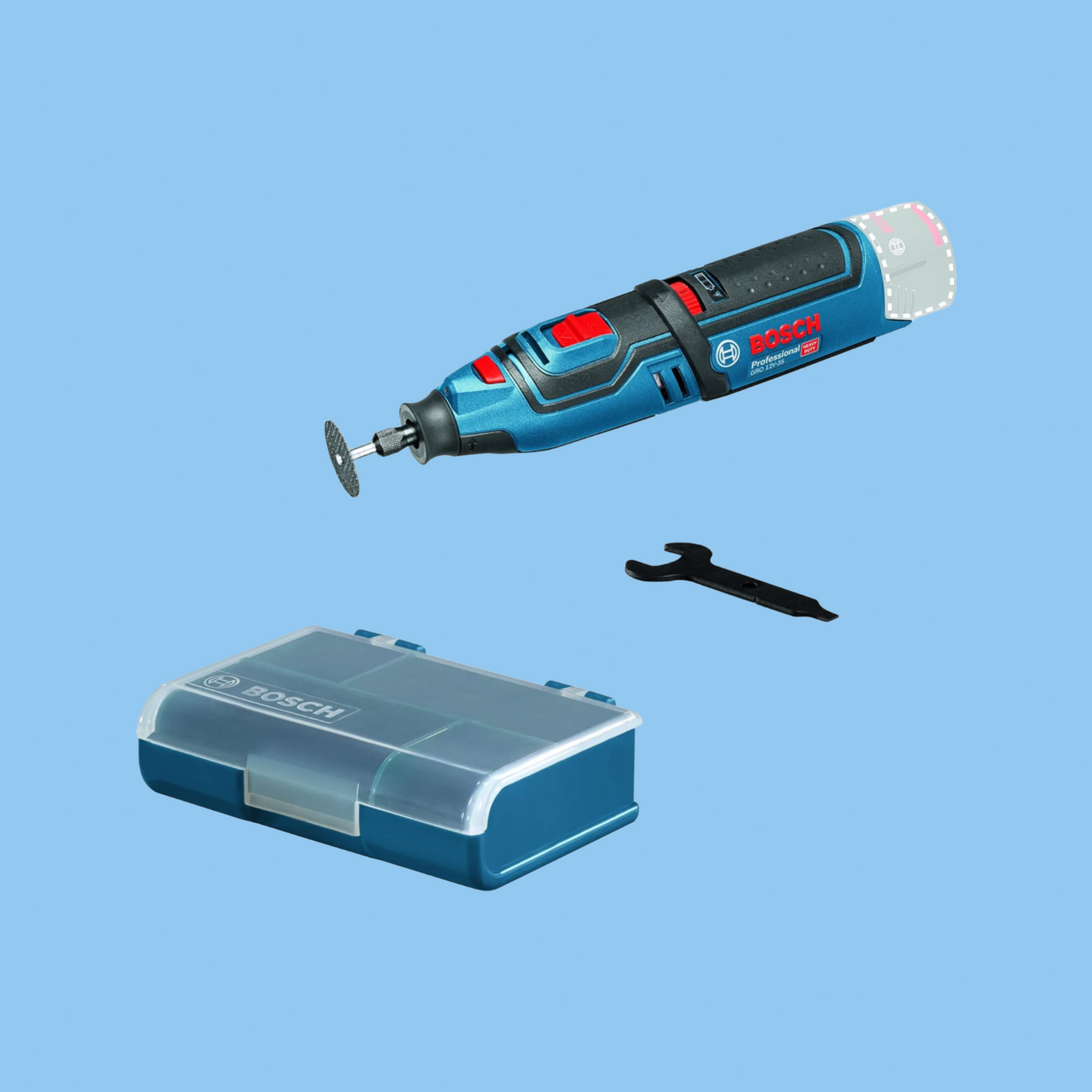 Bosch GRO 12V-35 Cordless Rotary Multi-Tool (No Battery or Charger) - Heena's Haven