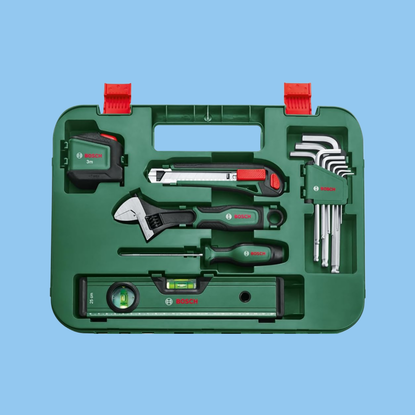 Bosch "Advanced" 52-Piece Hand Tool Set: Durable for DIYers - Heena's Haven