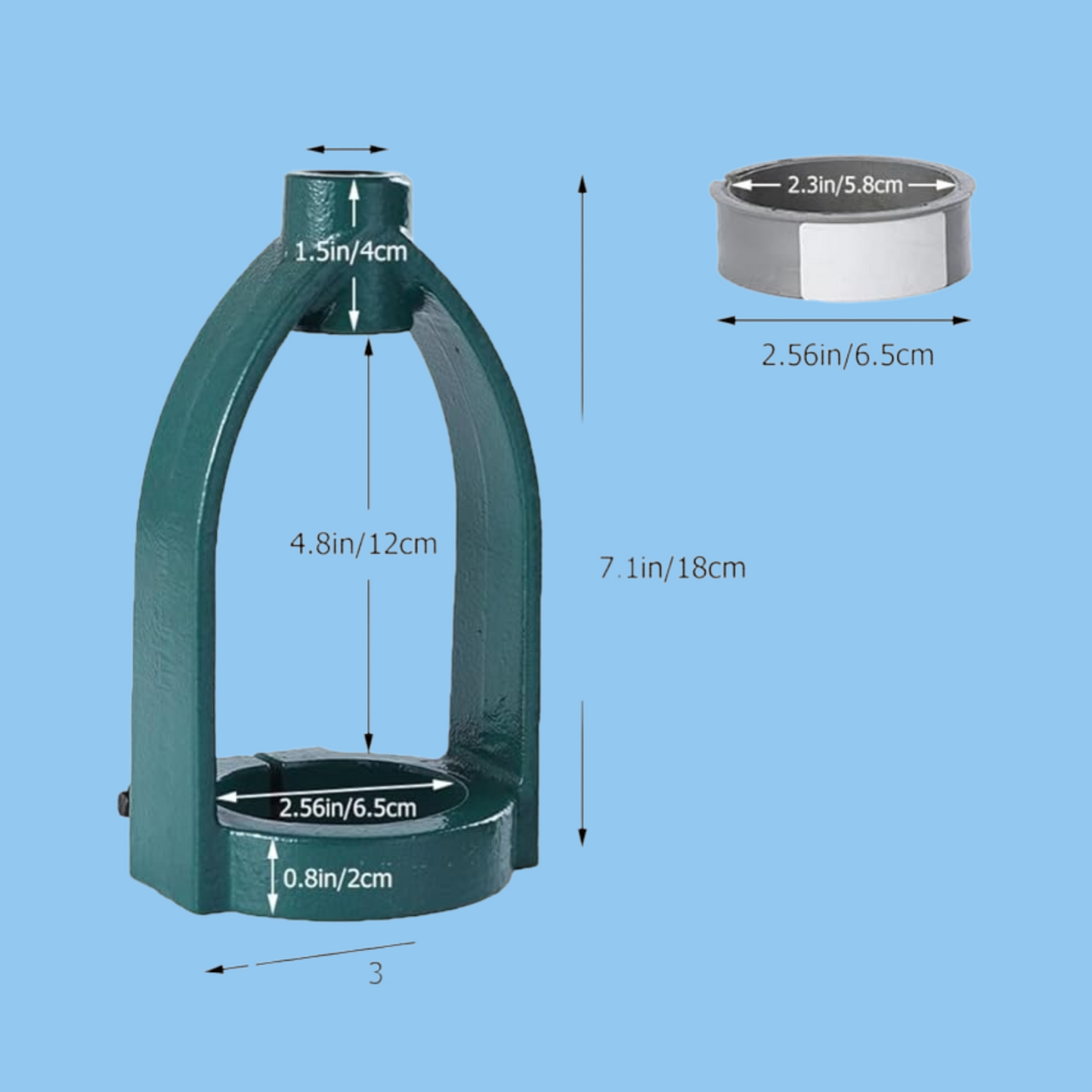 ZHUAGI Square Hole Chisel Drilling Machine - Mortising Attachment for Drill Press 65-58 reducer sleeve) - Heena's Haven