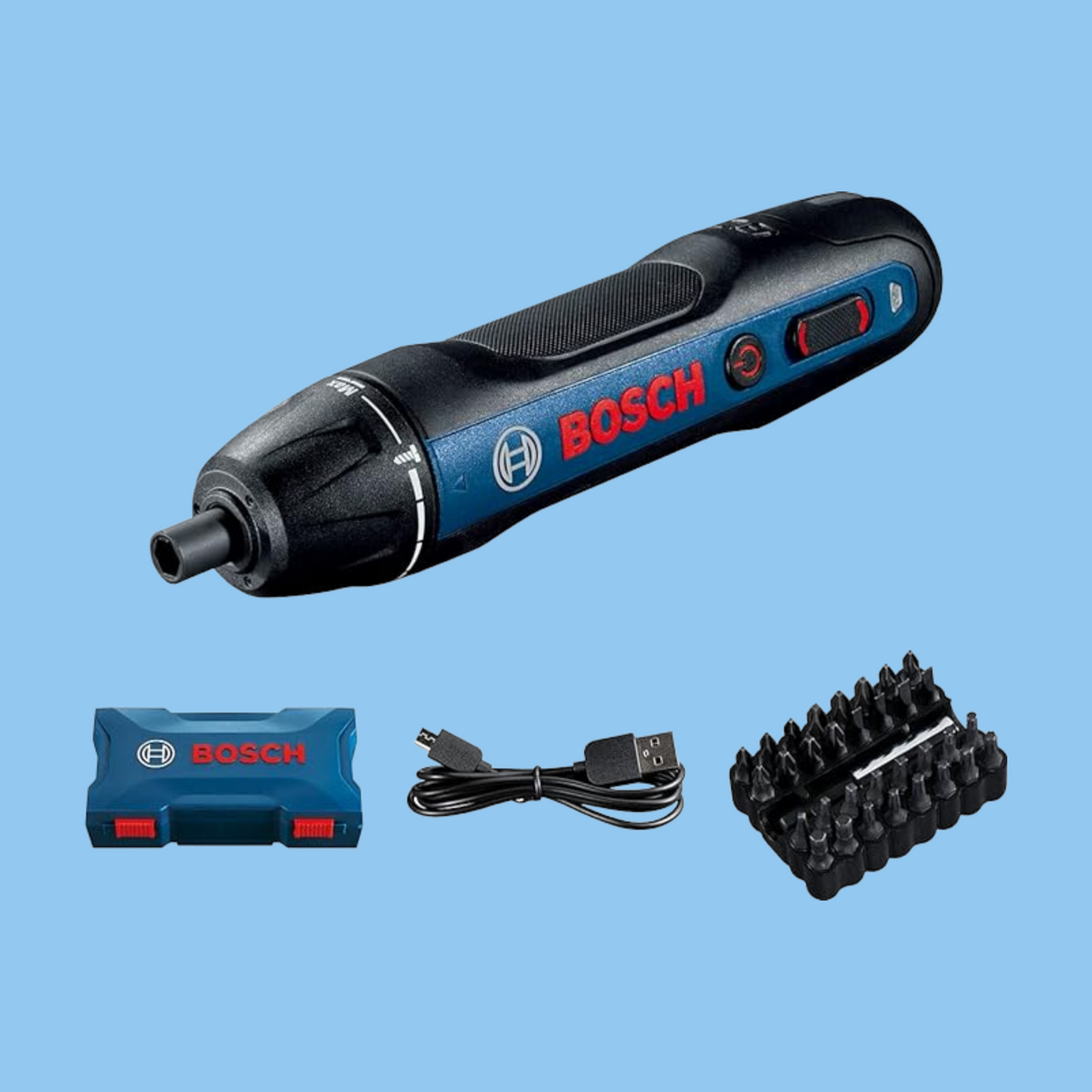 Bosch GO 2 Professional Kit, Lithium-ion Cordless Screwdriver 33 piece Screwdriver - Heena's Haven