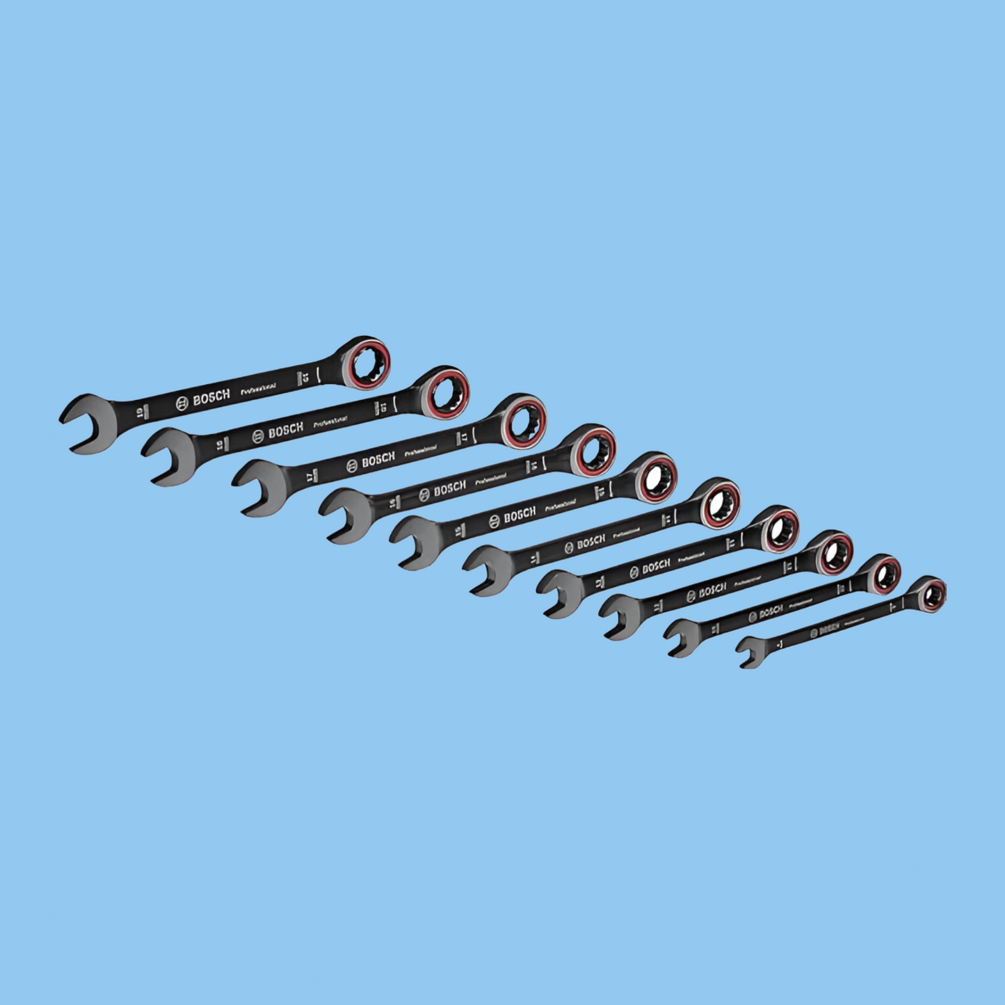 Bosch Professional 1-Piece Spanner Set (8/10/12/13/14/15/16/17/18/19 mm, - Heena's Haven