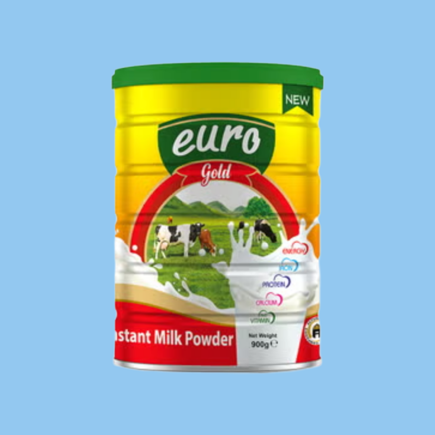 Euro Instant Milk Powder Tin 900g x 12 - Heena's Haven