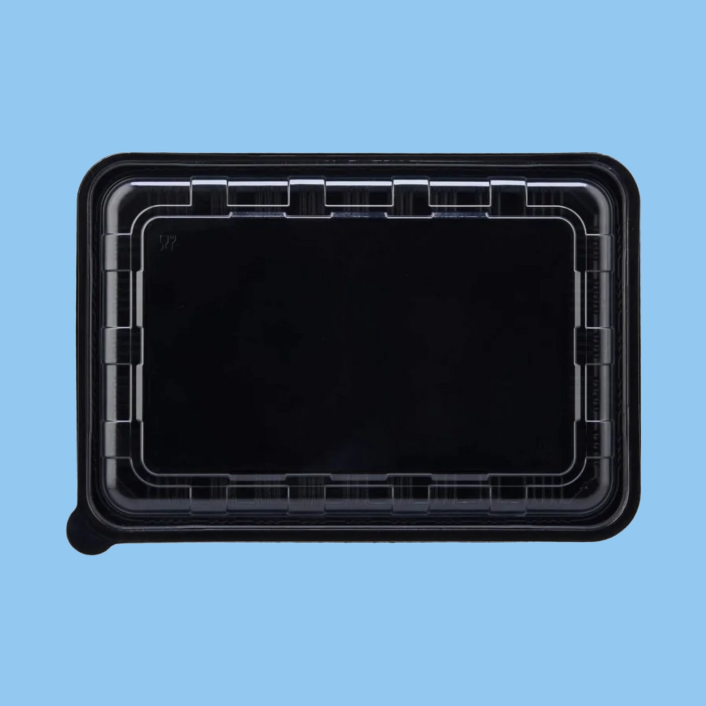 Heena's Haven Black Base Rectangle Container With Lid 100 Pieces - Heena's Haven