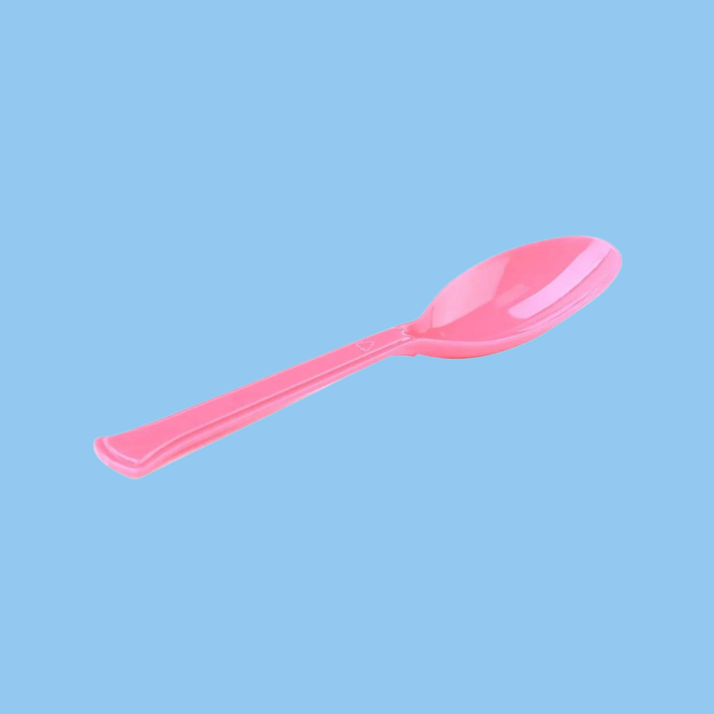 Heena's Haven Plastic Ice Cream Spoon Pink Color 11.5cm Large 2500 Pieces - Heena's Haven