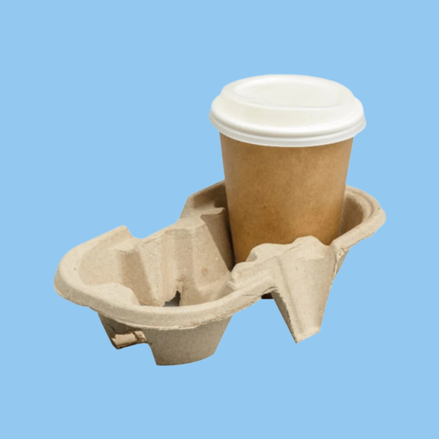 Heena's Haven PAPER CORRUGATED 2-CUP HOLDER 600 Pieces - Heena's Haven