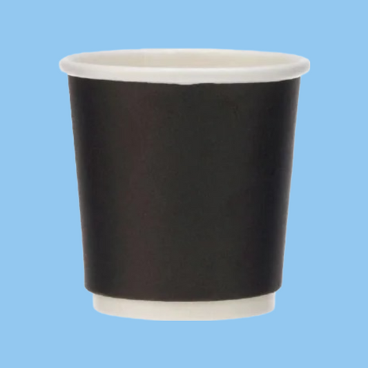 Heena's Haven Black Double Wall Paper Cups 1000 Pieces - Heena's Haven