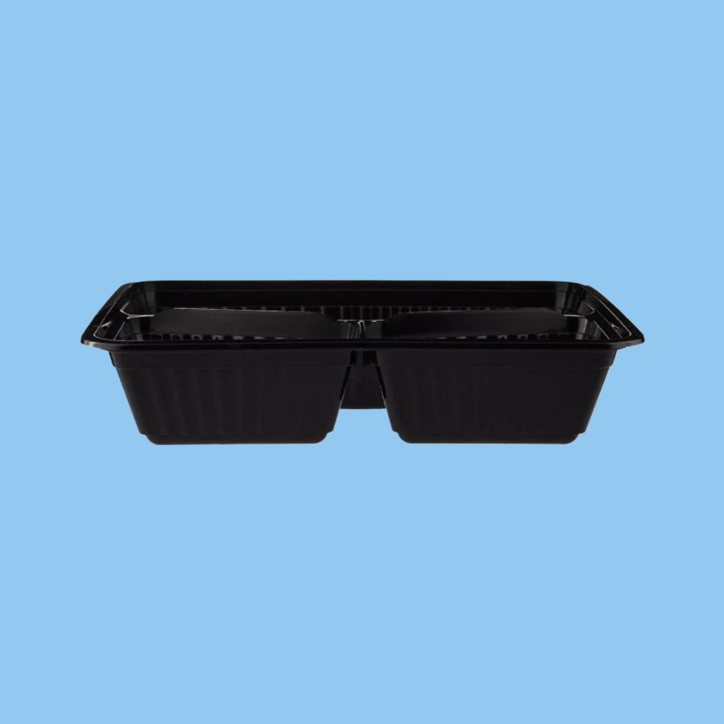 Heena's Haven Black Base Rectangular Container 3 Compartments 300 Pieces - Heena's Haven