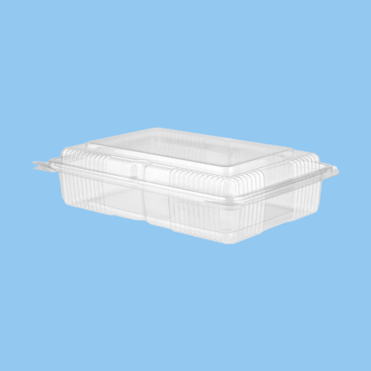 Heena's Haven Clear compartment Clamshell PET container - Heena's Haven