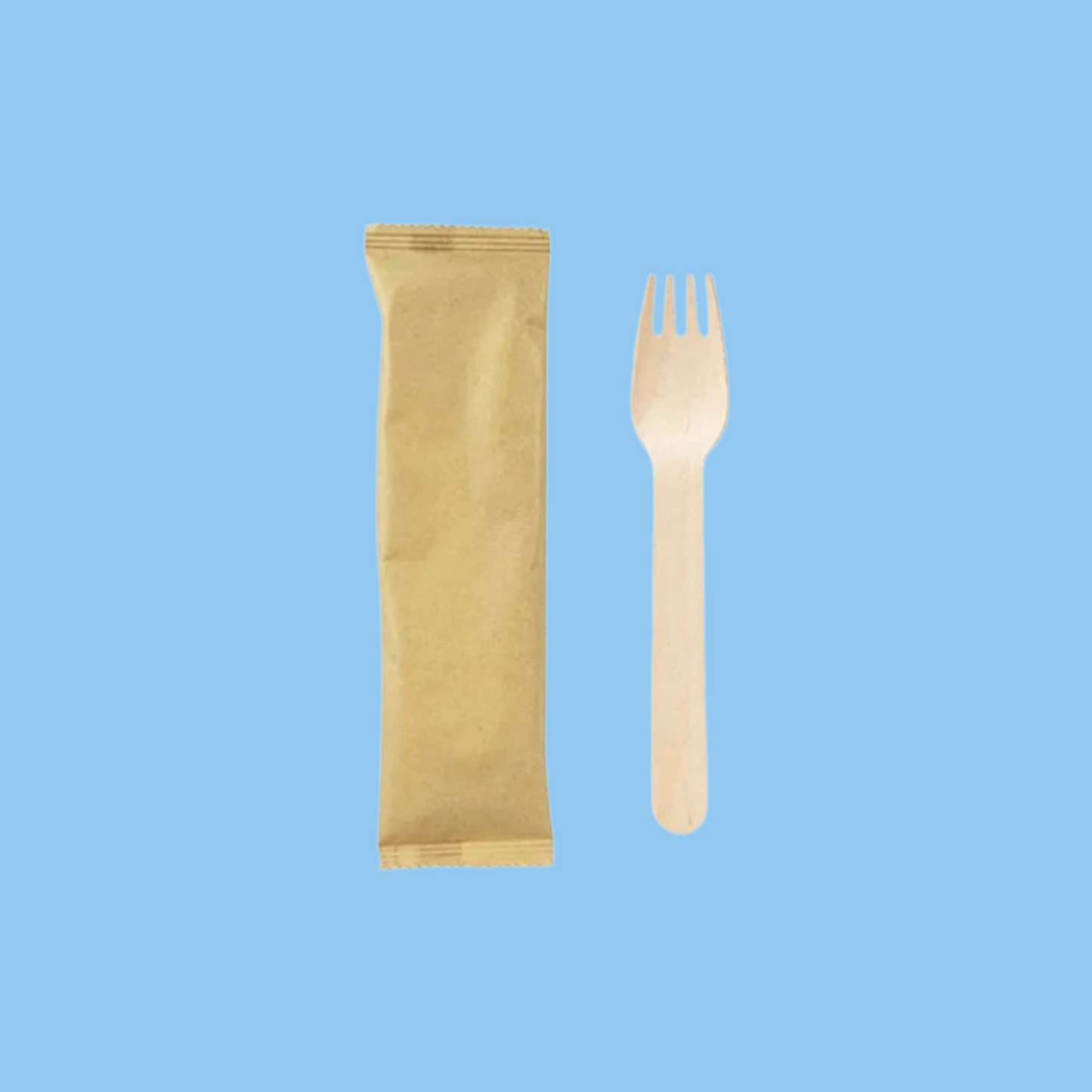 Heena's Haven Wooden Fork Individually Wrapped 500 Pieces - Heena's Haven