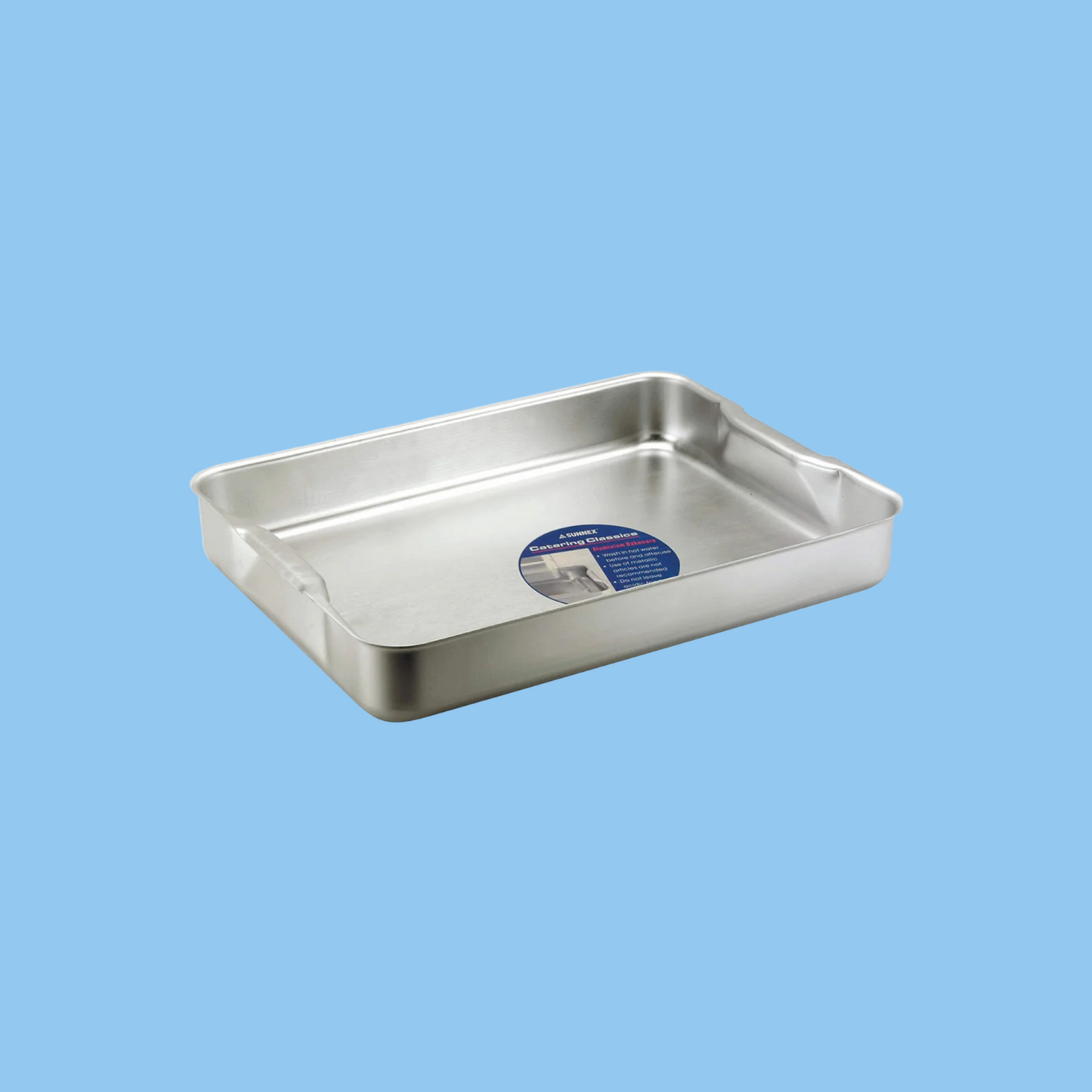 Heena's Haven Aluminium Roasting Dish with Integrated Handles 47 cm - Heena's Haven