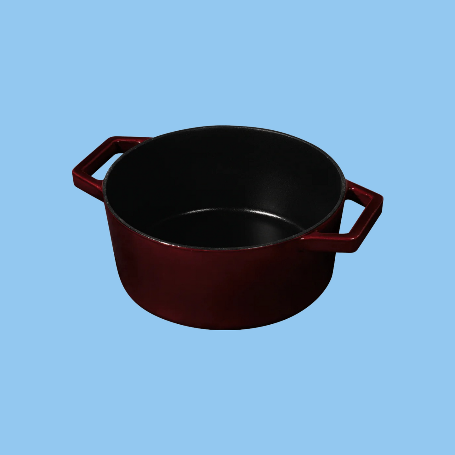 Heena's Haven Burgundy Cast Iron Casserole - Heena's Haven