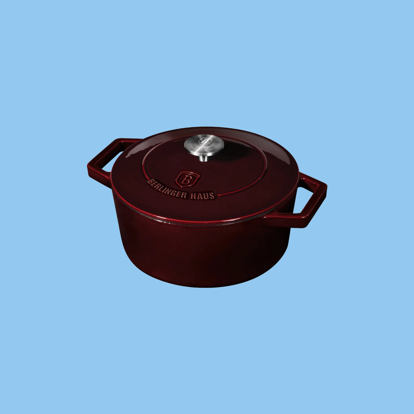Heena's Haven Burgundy Cast Iron Casserole - Heena's Haven