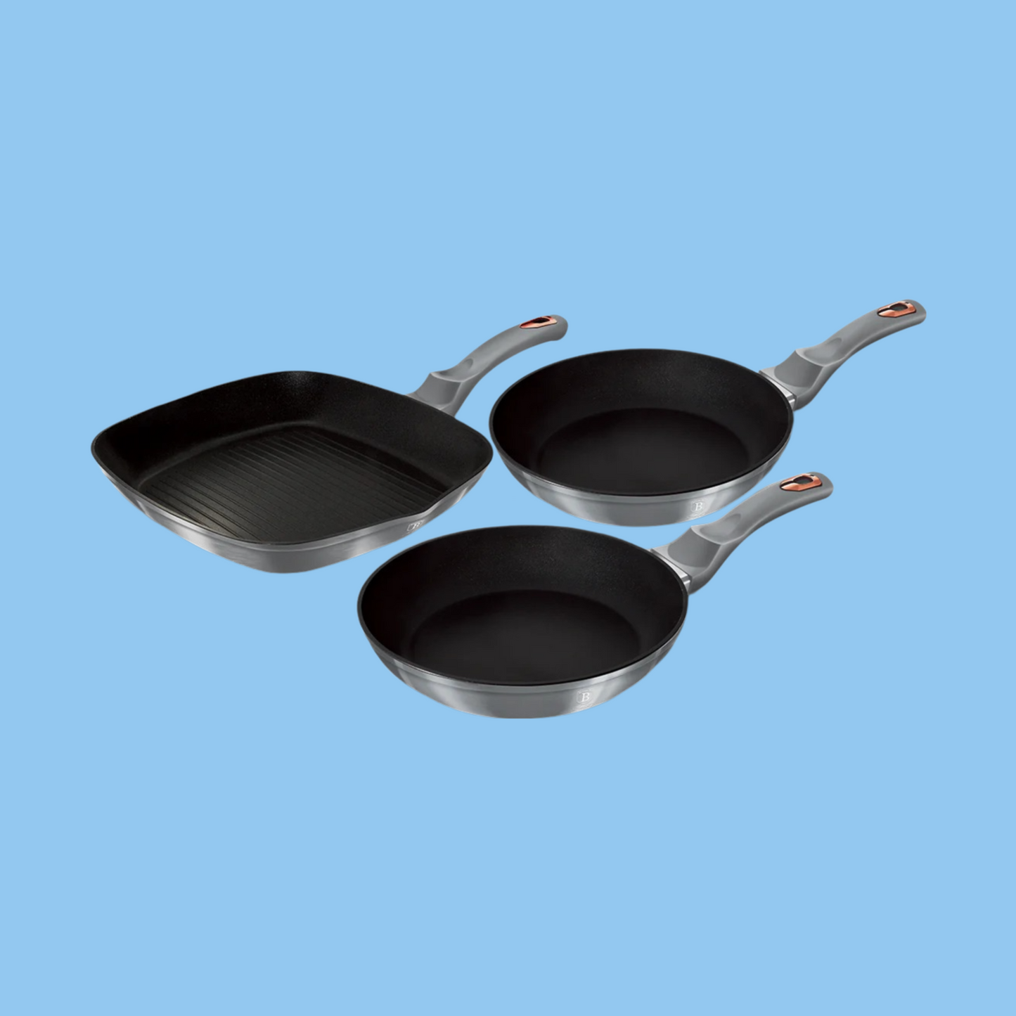 Heena's Haven 3 Piece Frypan Set Moonlight Collection - Heena's Haven