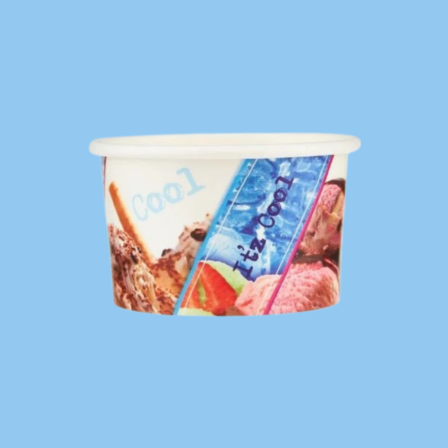 Heena's Haven 80ml Paper Ice Cream Cup 1000 Pieces - Heena's Haven