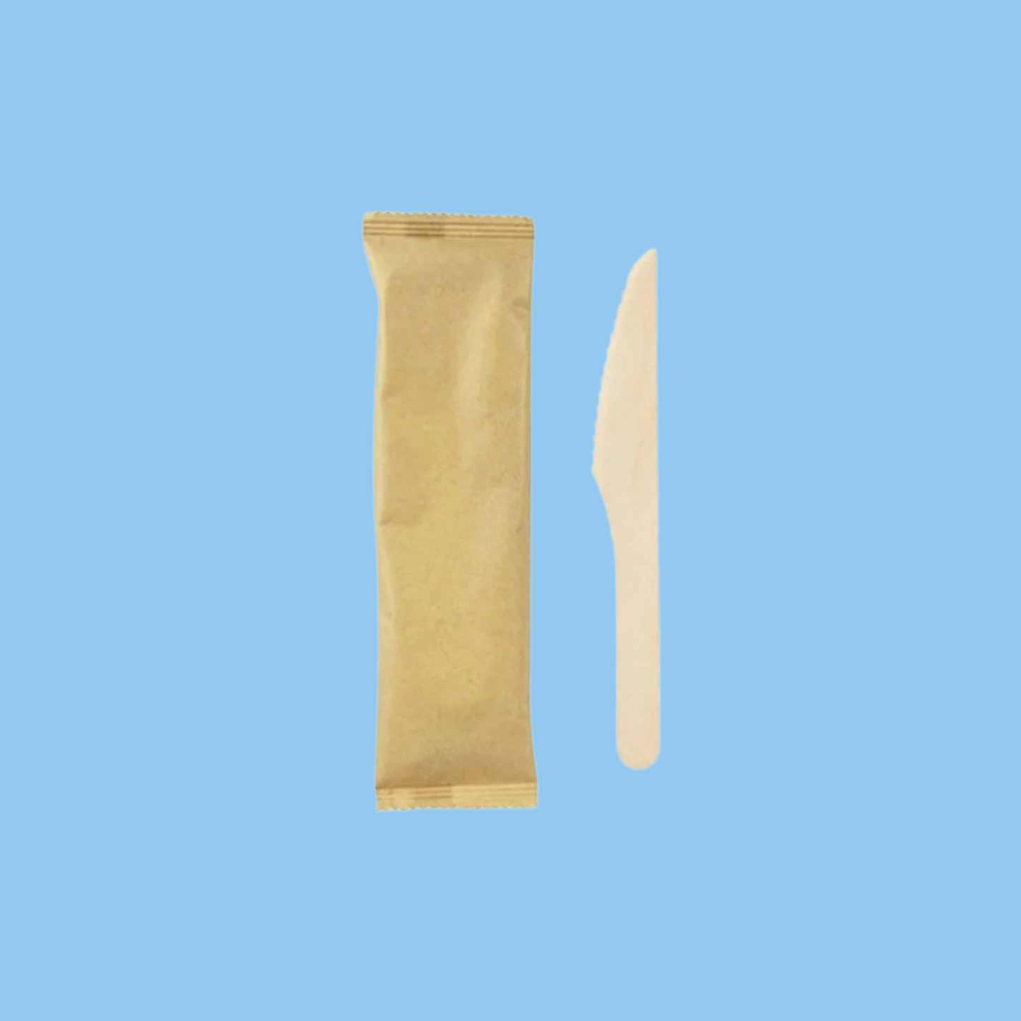 Heena's Haven Wooden Knife Individually Wrapped 500 Pieces - Heena's Haven