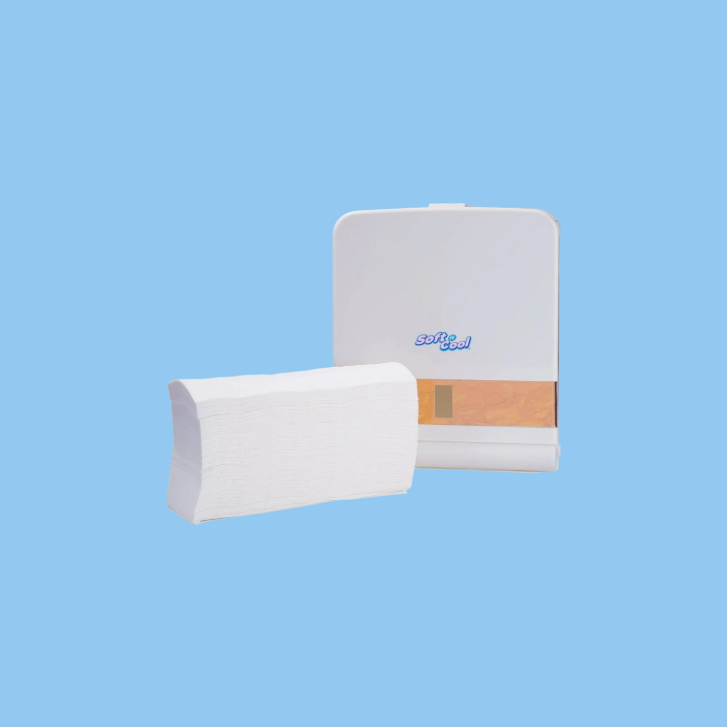 Heena's Haven Soft N Cool C-Fold Tissue 2400 Pieces with Dispenser - Heena's Haven