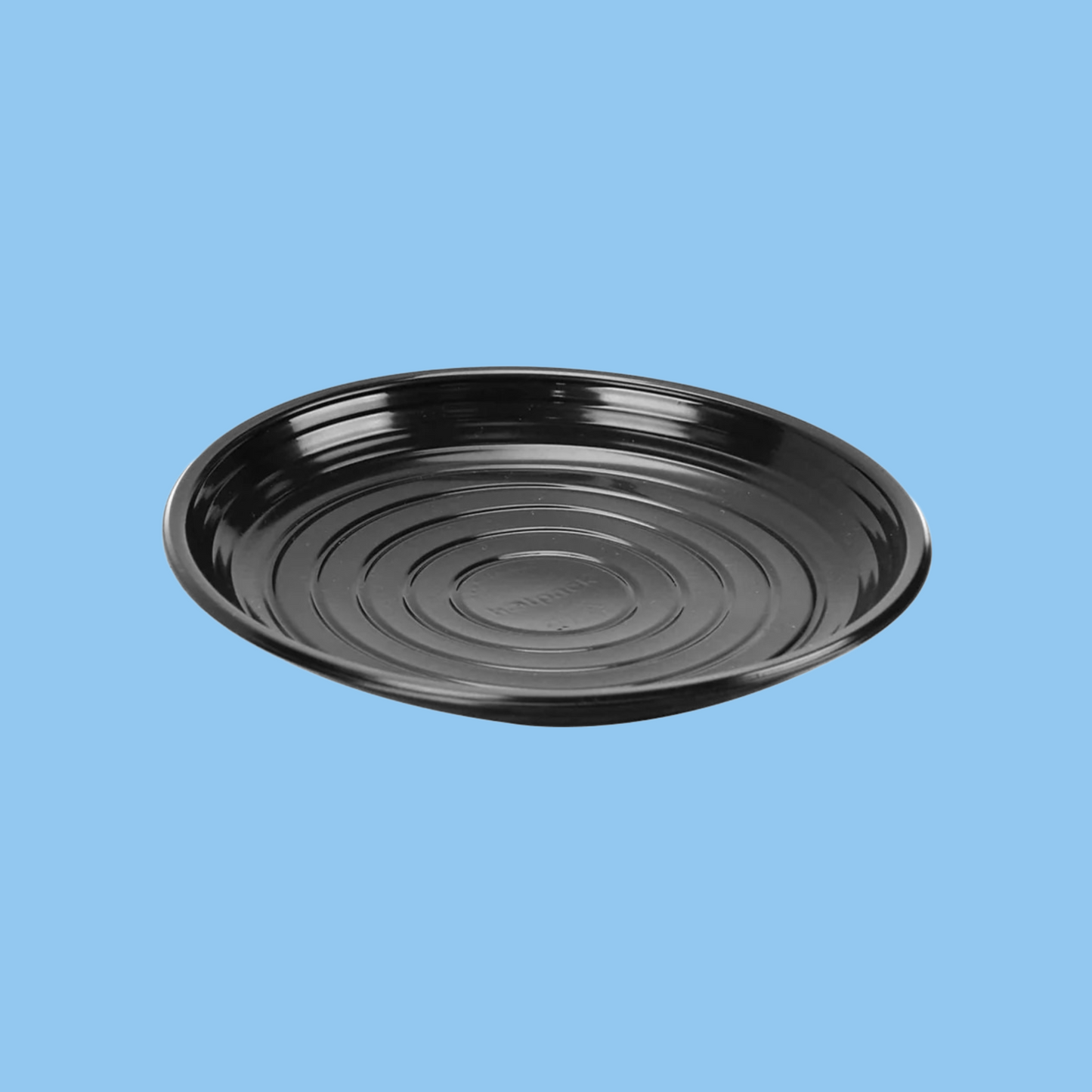 Heena's Haven Black Round Microwave Safe Plate - Heena's Haven