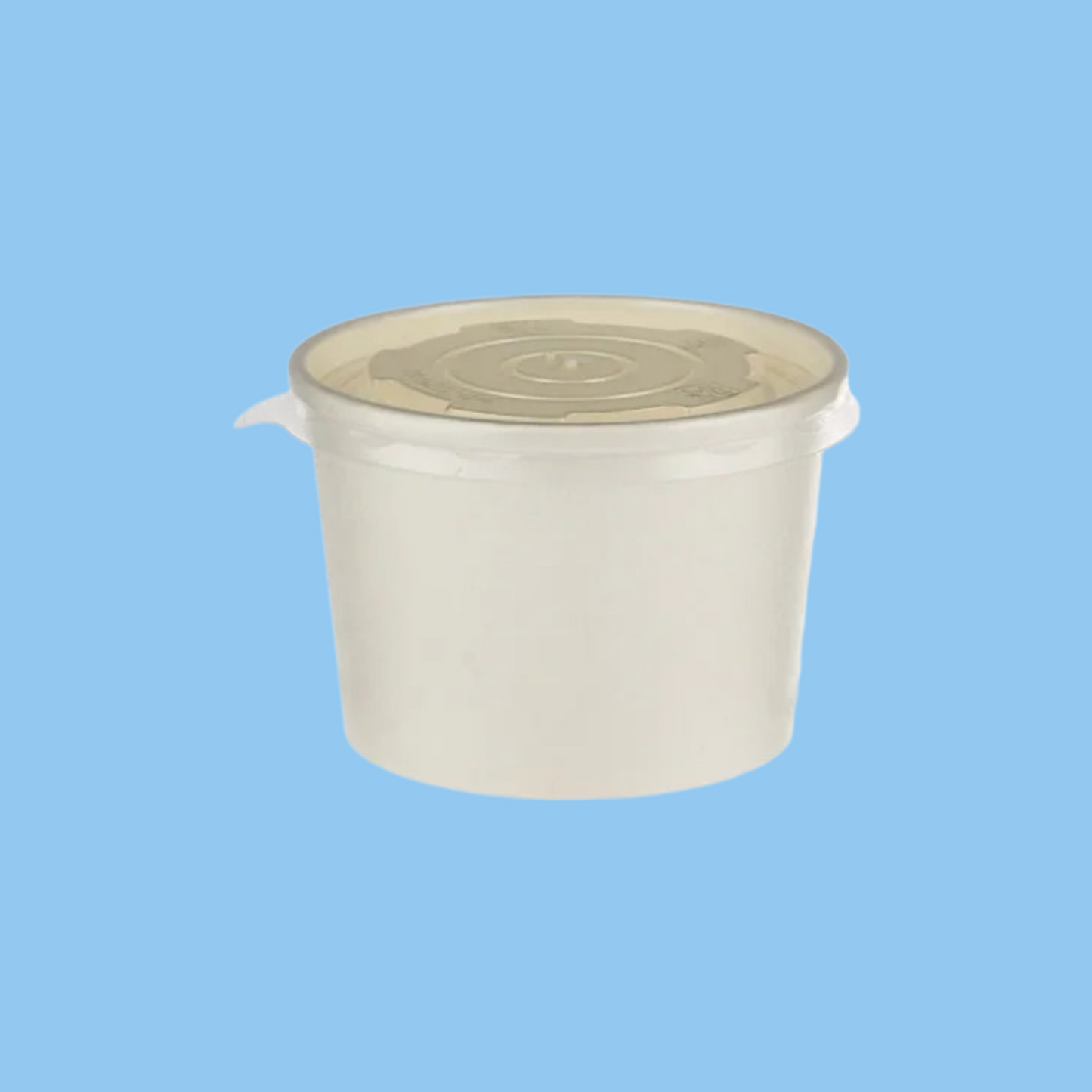 Heena's Haven Paper Soup Bowl White - Heena's Haven