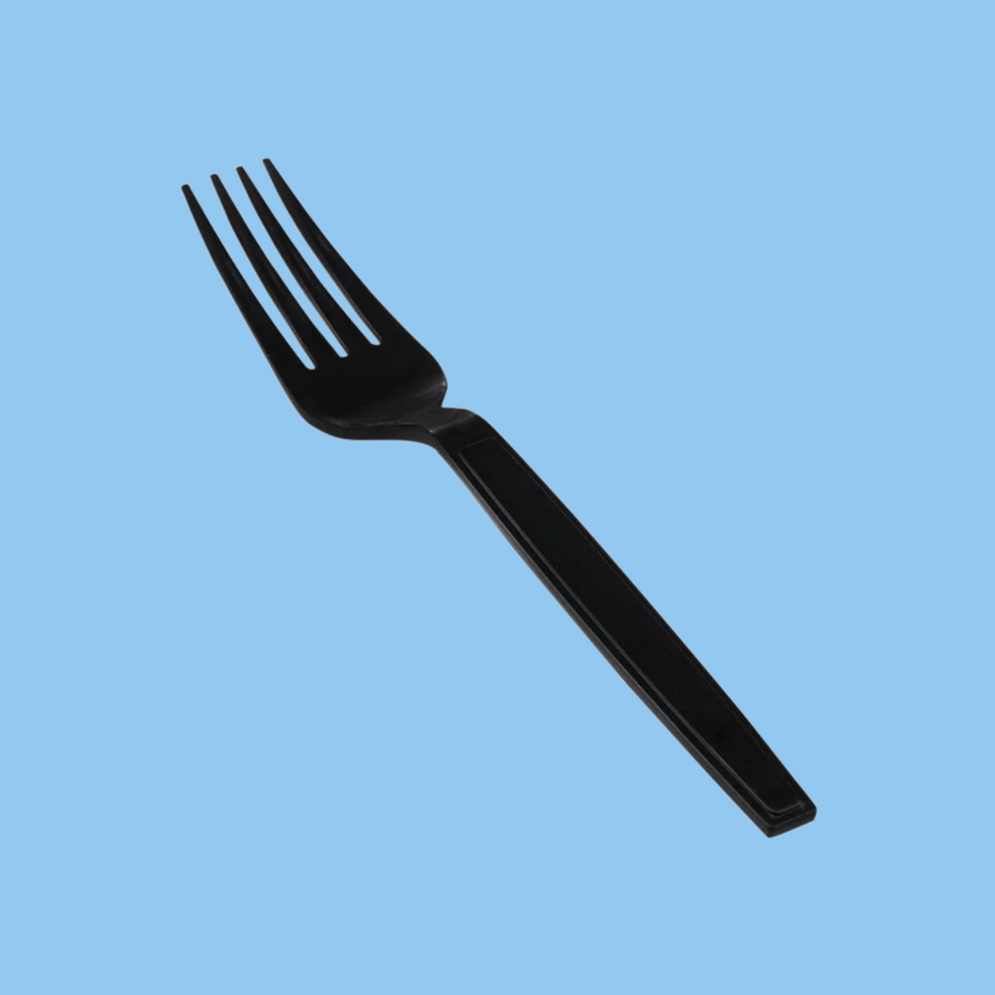 Heena's Haven Heavy Duty Fork Black Plastic Individually Wrap 500 Pieces - Heena's Haven