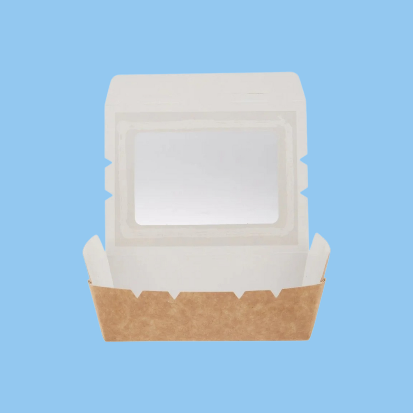 Heena's Haven Kraft Brown Top Lunch Box with Window - Heena's Haven