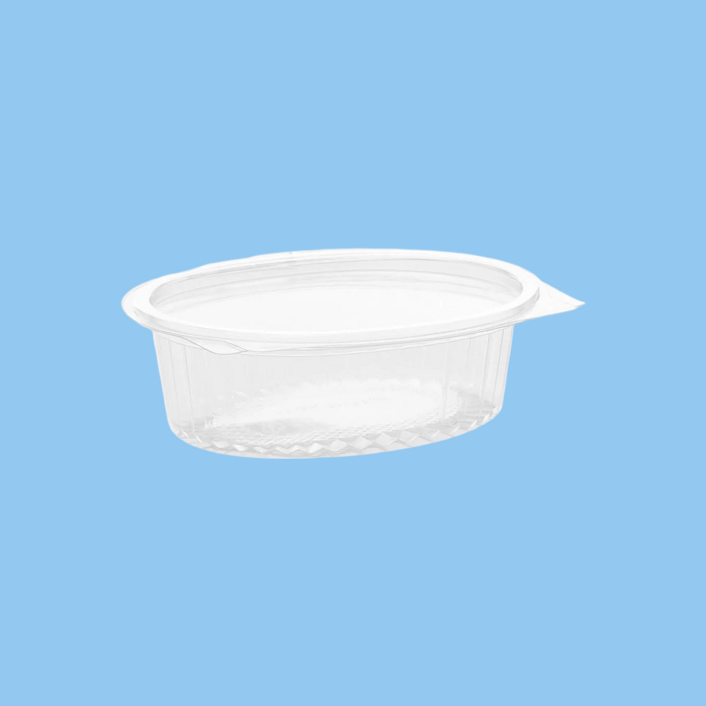 Heena's Haven Clear Hinged Oval Container 250 Pieces - Heena's Haven