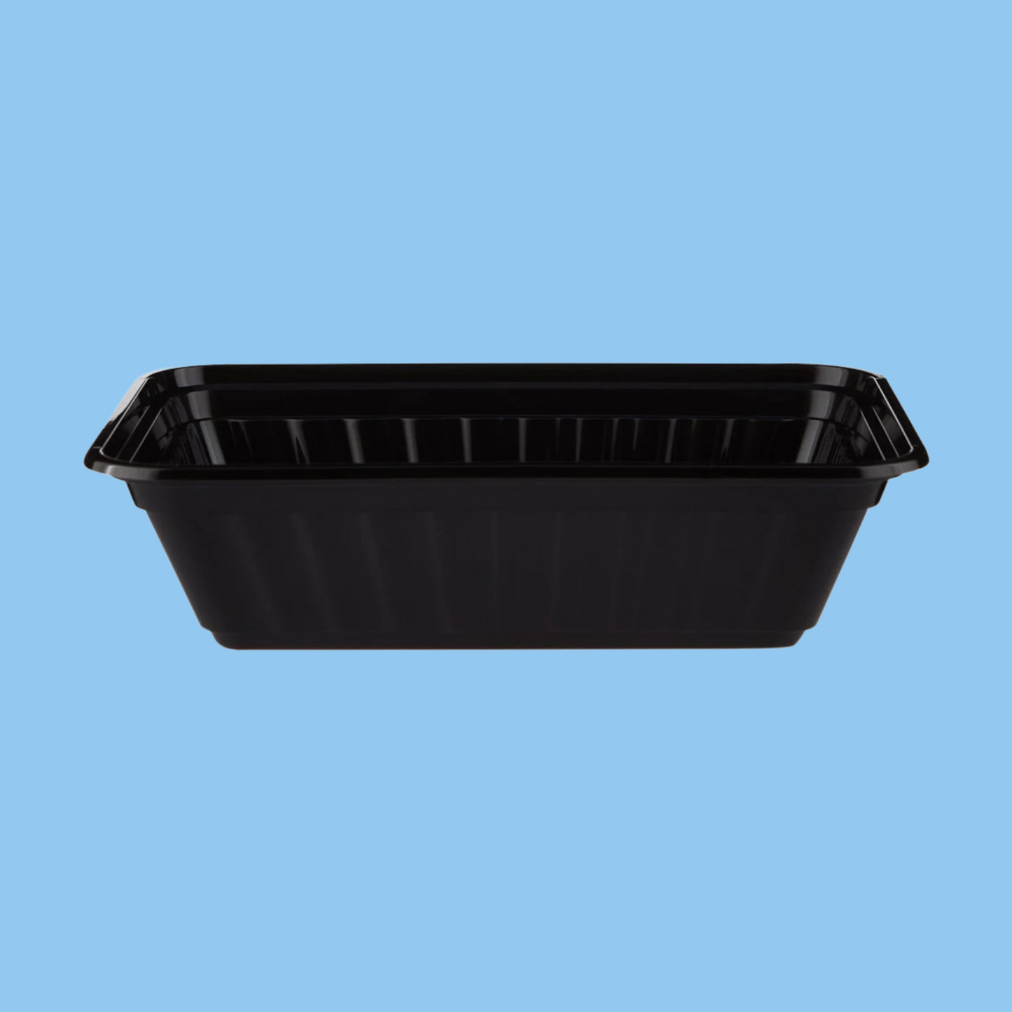 Heena's Haven Black Base Heavy Duty Rectangular Container 28 Oz 300 Pieces - Heena's Haven