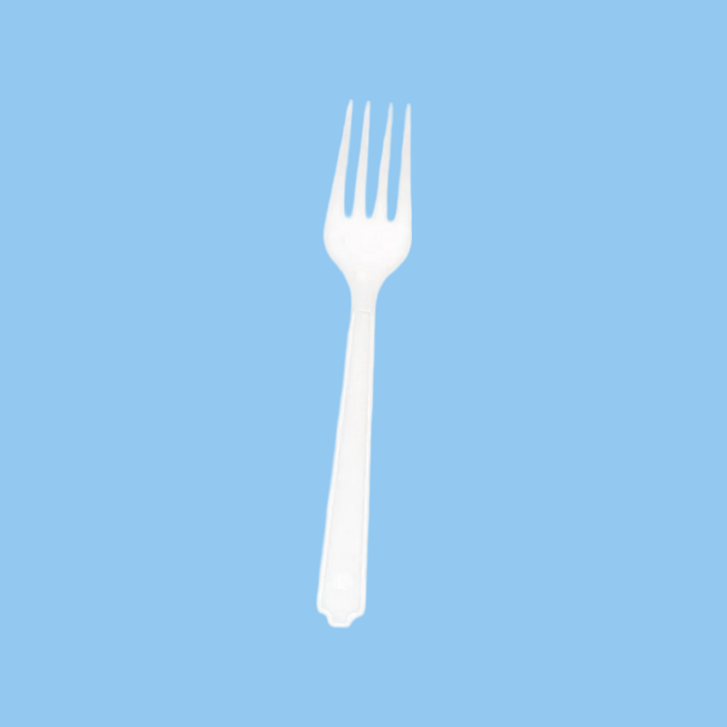 Heena's Haven Plastic Medium Duty White PP Fork 1000 Pieces - Heena's Haven