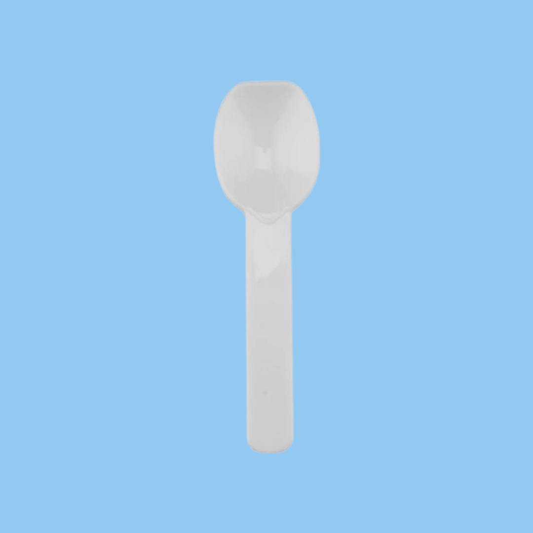 Heena's Haven Plastic Taster Spoon Small White 3000 Pieces - Heena's Haven