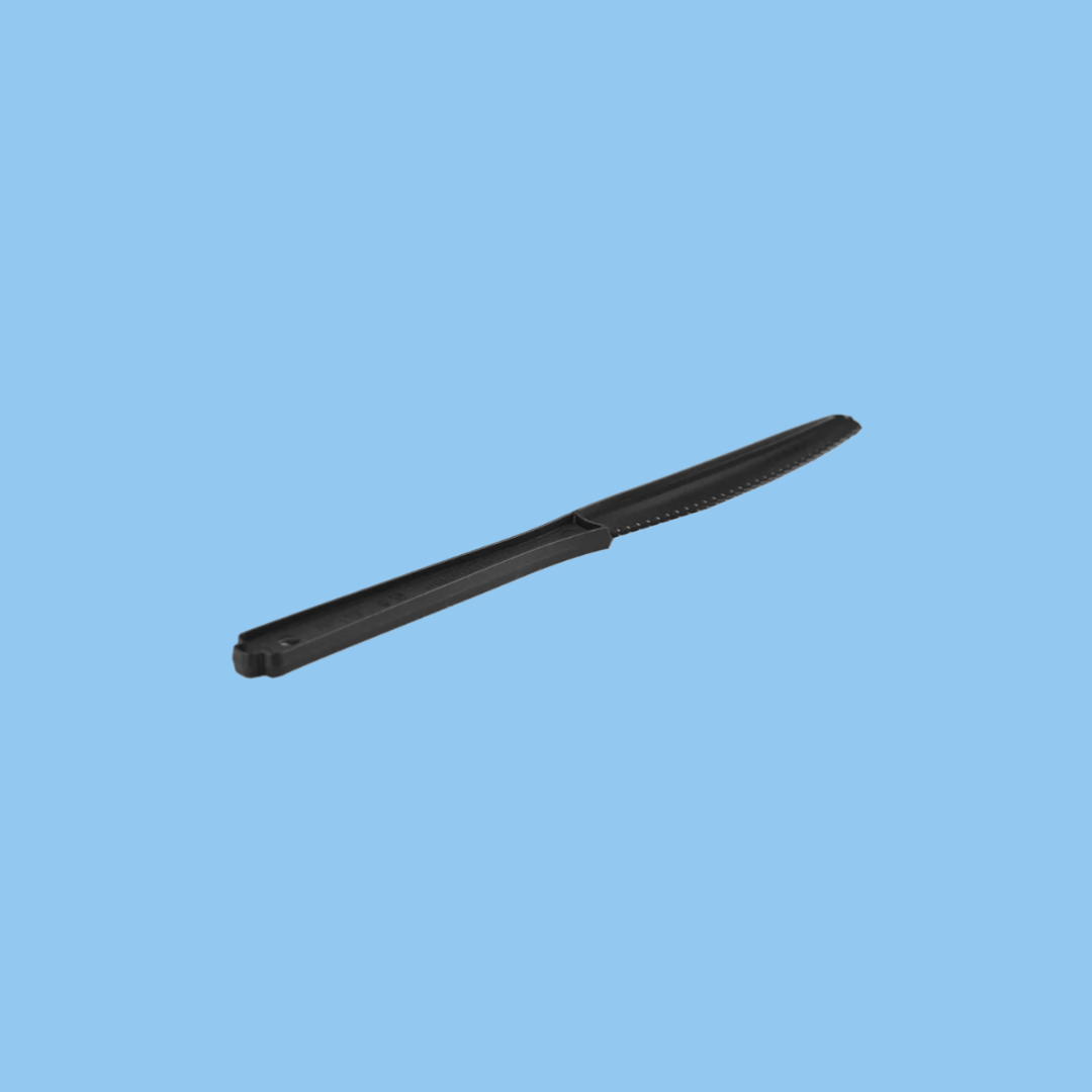 Heena's Haven Plastic Medium Duty Black PP Knife 1000 Pieces - Heena's Haven