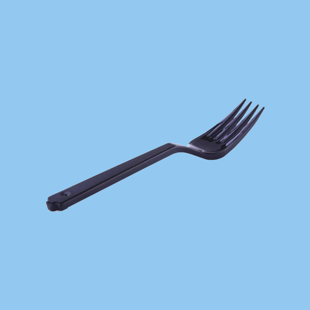 Heena's Haven Plastic Medium Duty Black PP Fork 1000 Pieces - Heena's Haven