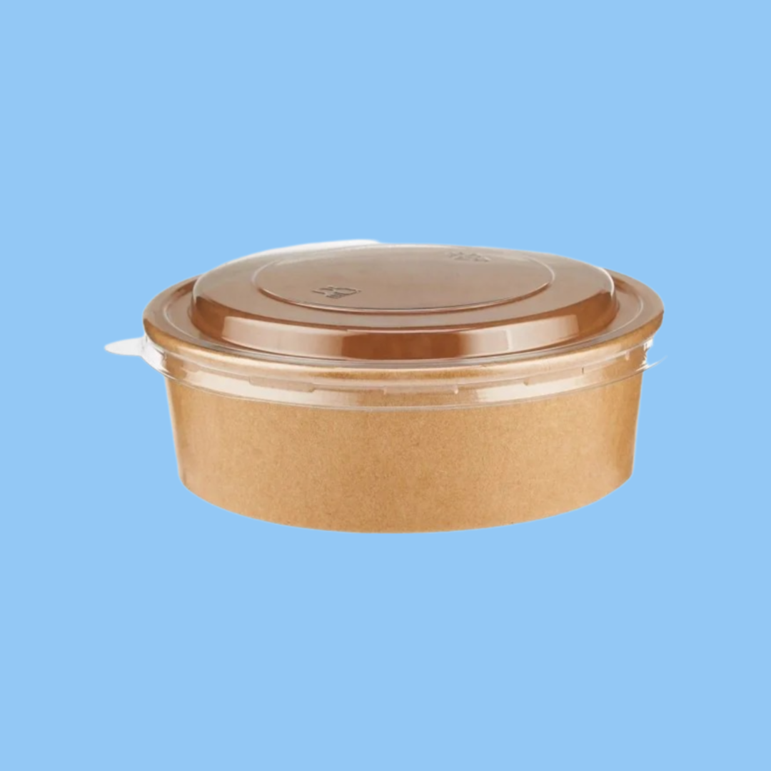 Heena's Haven Kraft Paper Salad Bowl - Heena's Haven