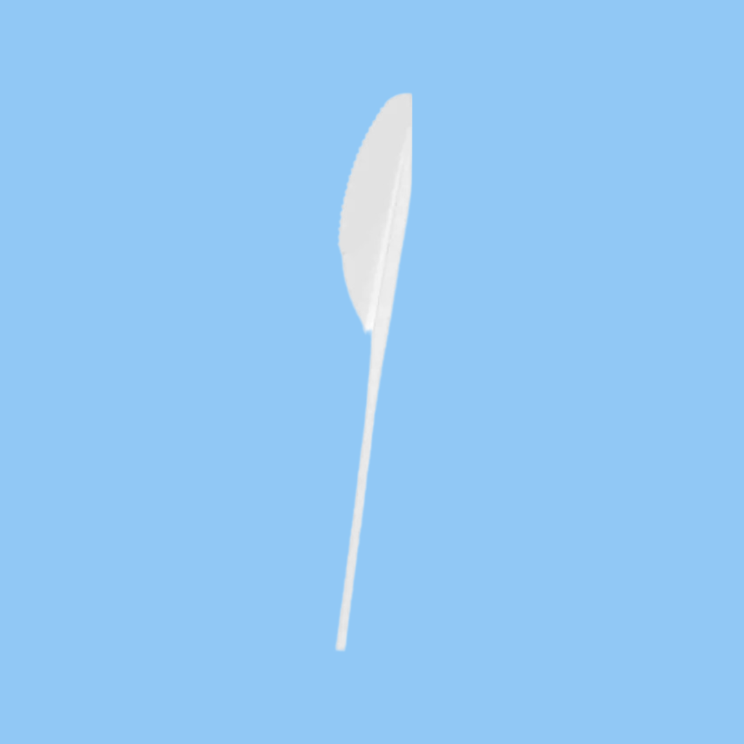 Heena's Haven Plastic White Normal Knife 2000 Pieces - Heena's Haven