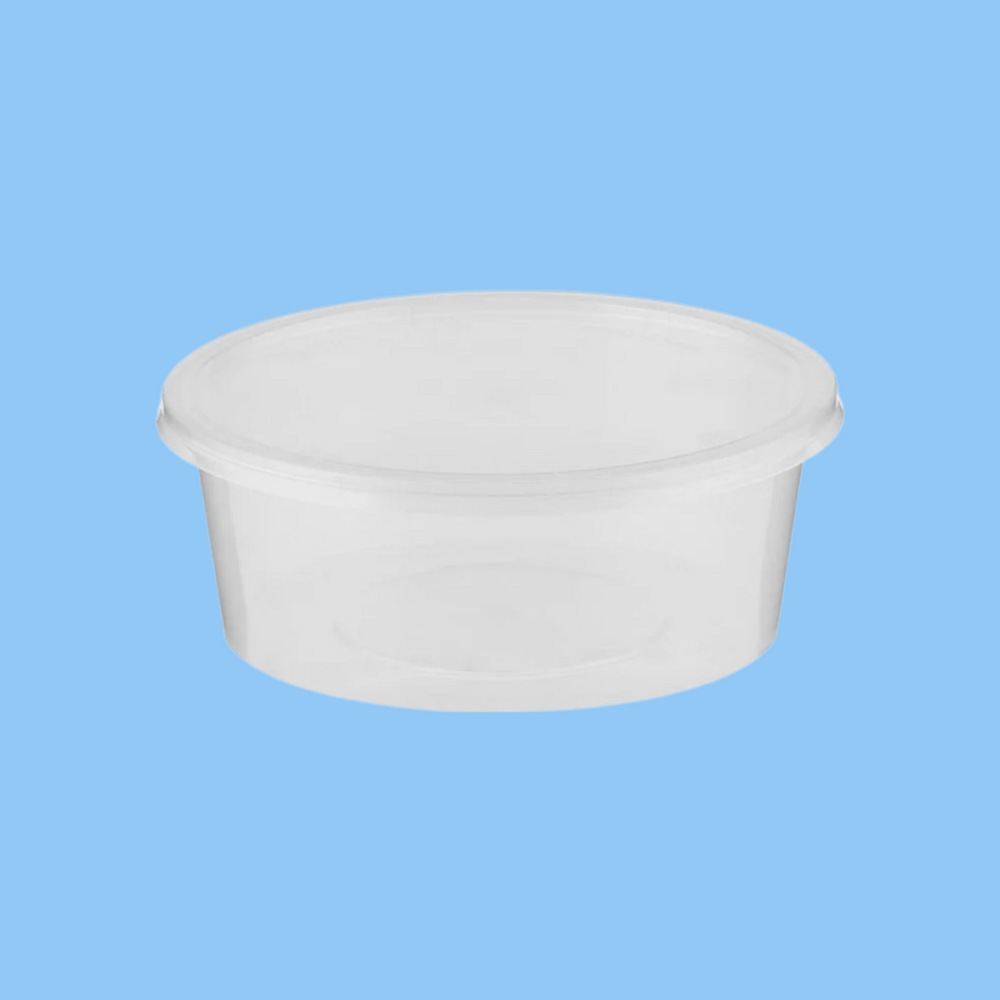 Heena's Haven Clear Round Microwavable Container - Heena's Haven