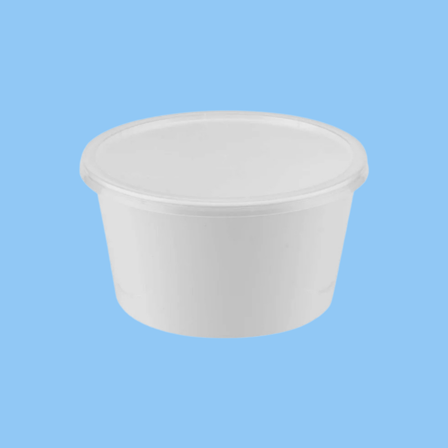 Heena's Haven White Round Microwave Container - Heena's Haven