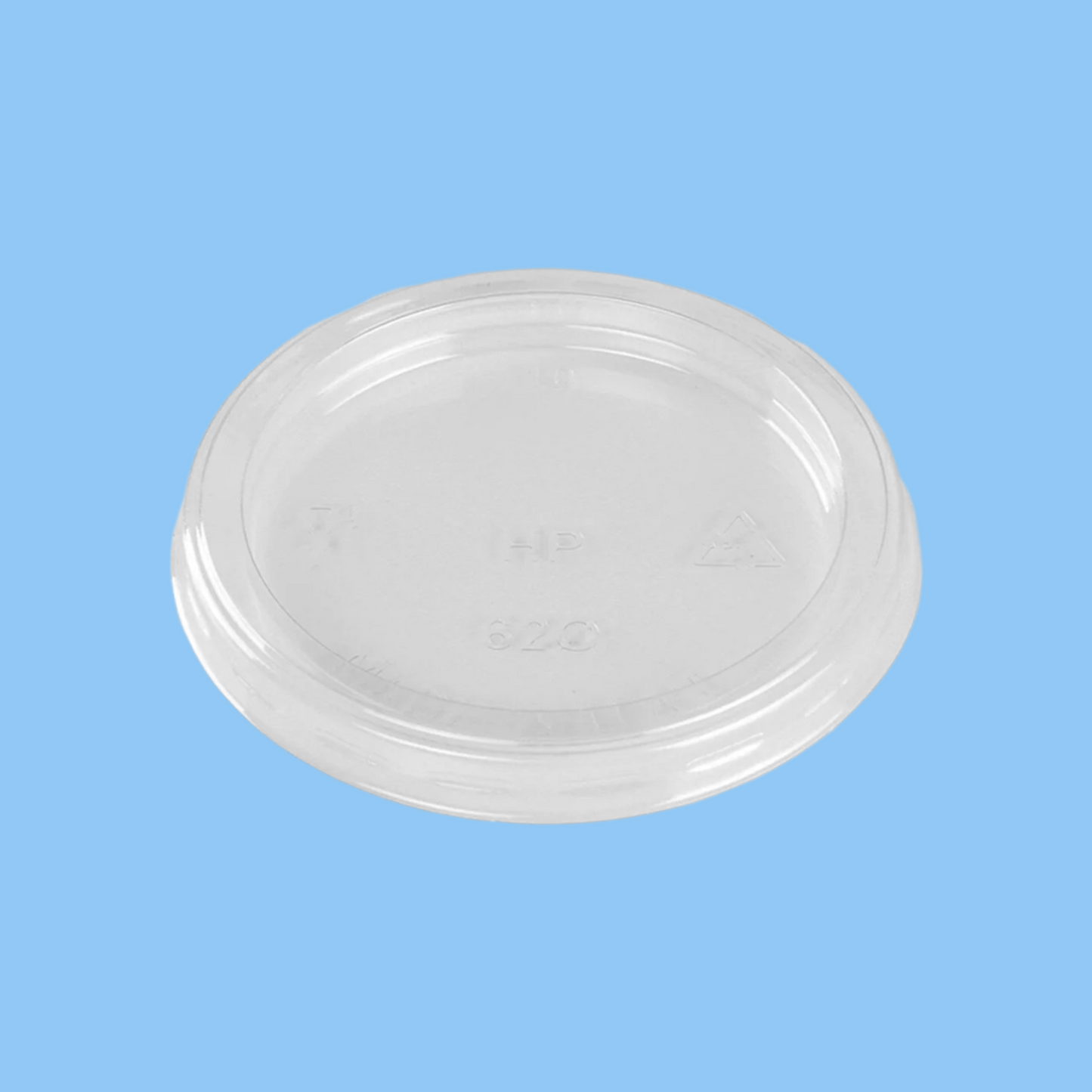 Heena's Haven Flat Lid Without Hole for PET Juice Cup 8/10 Oz 78 mm Diameter 1000 Pieces - Heena's Haven