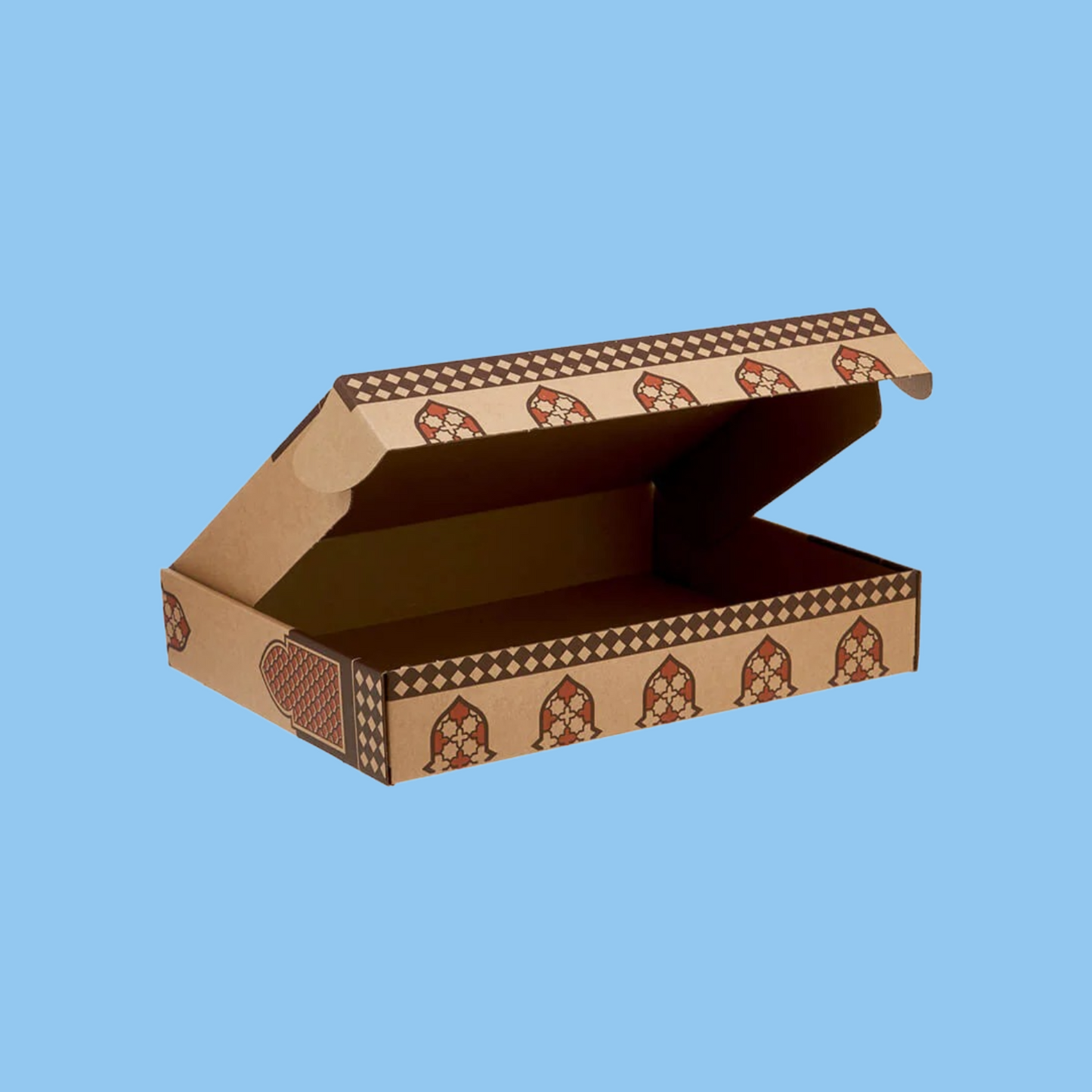 Heena's Haven Ramadan Theme Printed Corrugated Meal Box - Heena's Haven