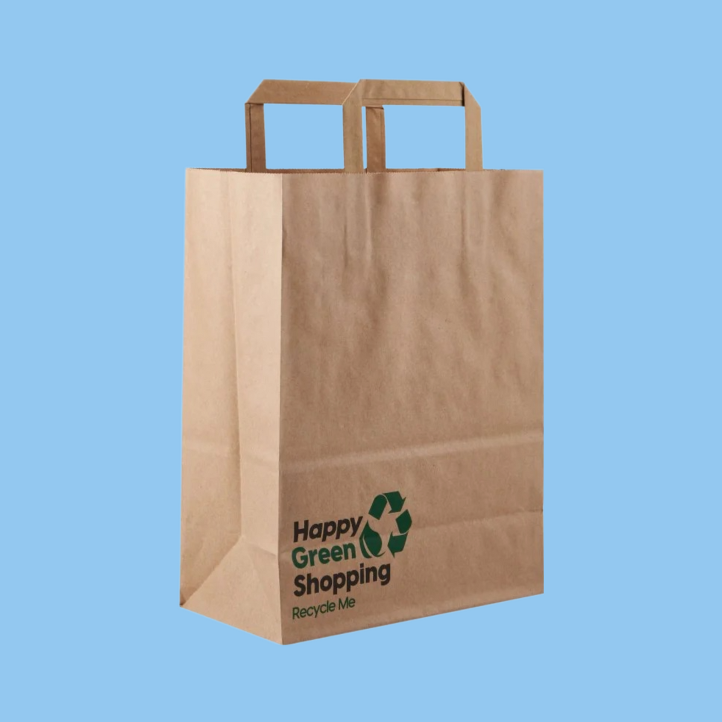 Heena's Haven Printed Brown Paper Shopping Bag - Heena's Haven