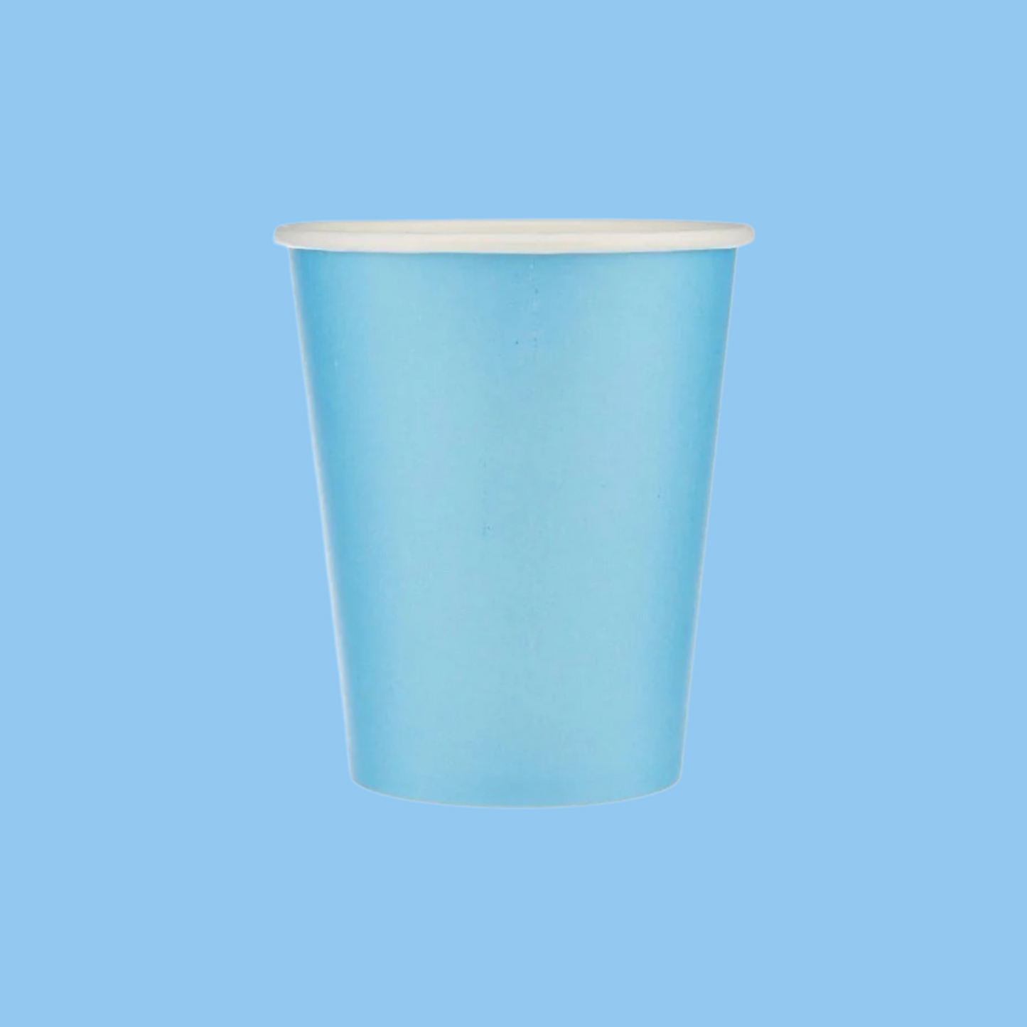 Heena's Haven 25 Pieces 8 Oz Single Wall Blue Paper Cups - Heena's Haven