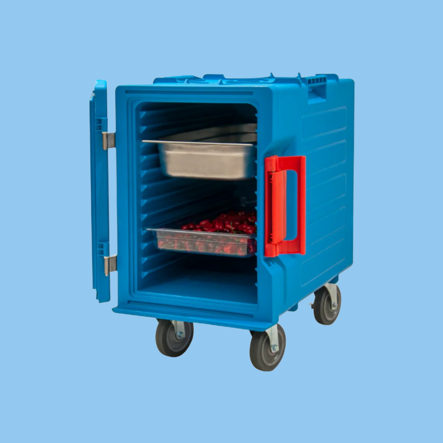 Heena's Haven Blue Insulated Thermobox Single Wall Food Carrier 62.5 cm - Heena's Haven