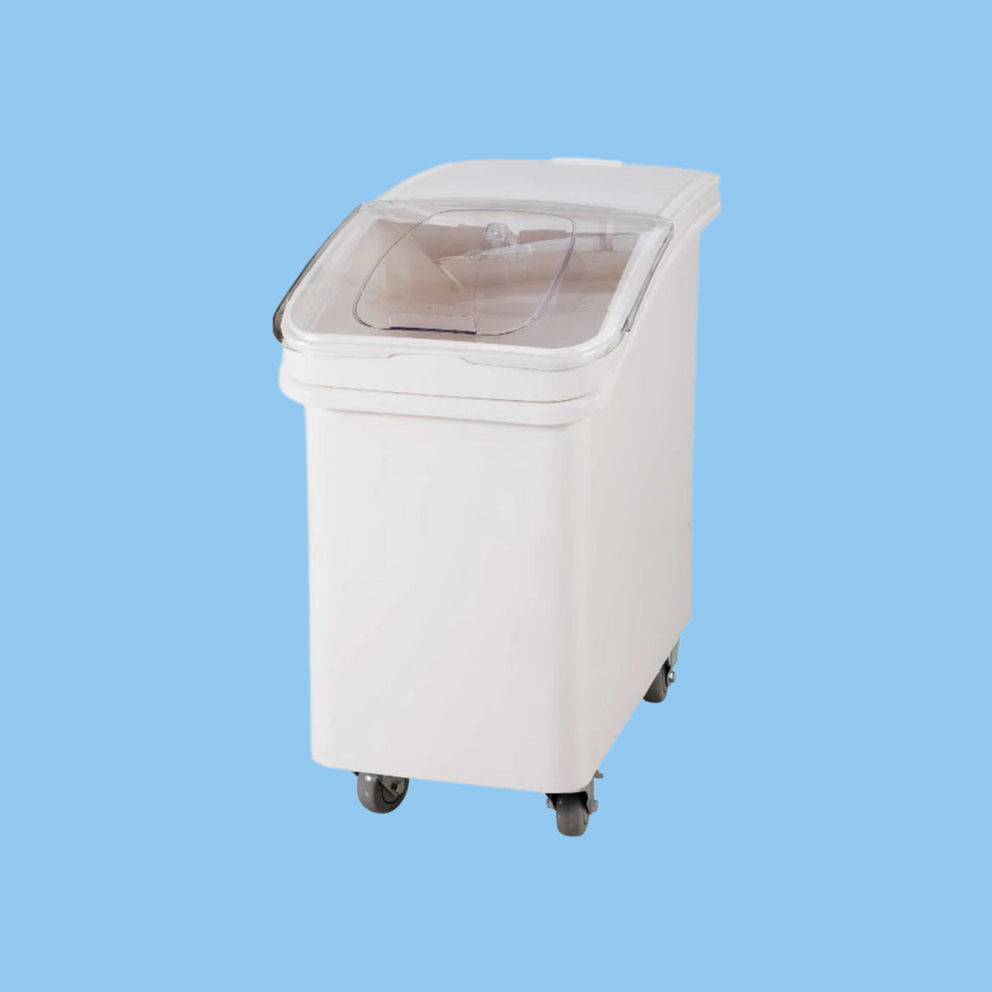 Heena's Haven Plastic Ingredient Bin White with Lid - Heena's Haven