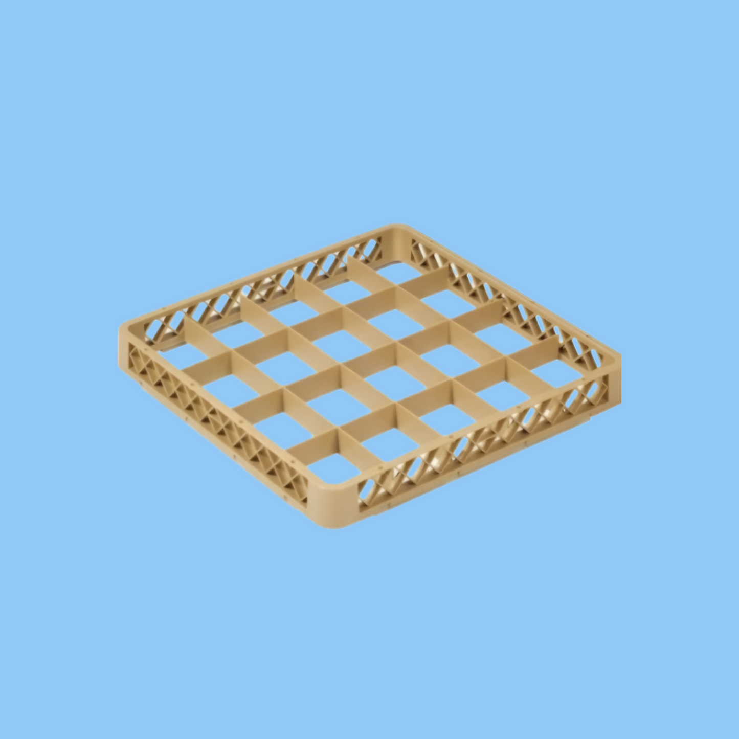 Heena's Haven Plastic Beige 20 compartment Render Rack - Heena's Haven
