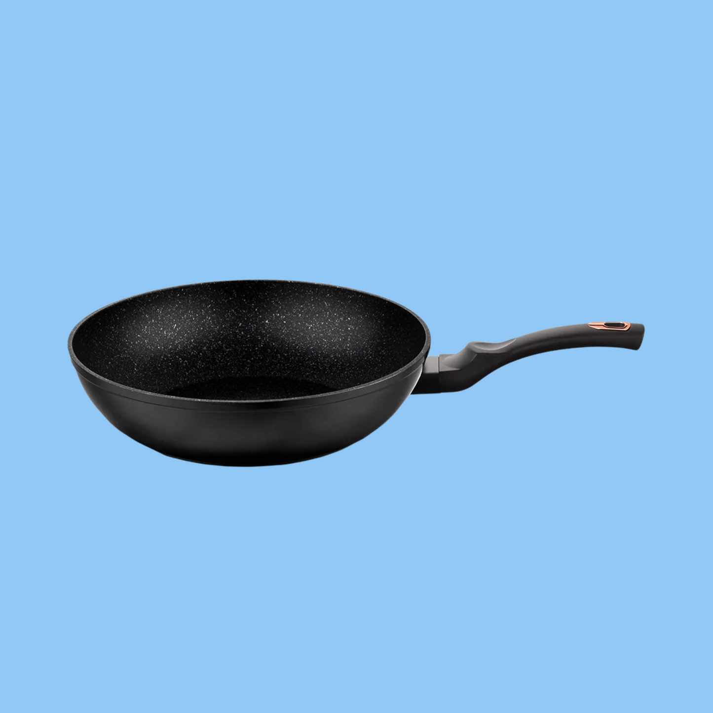 Heena's Haven Wok 30 cm with Protector Black Rose Collection - Heena's Haven
