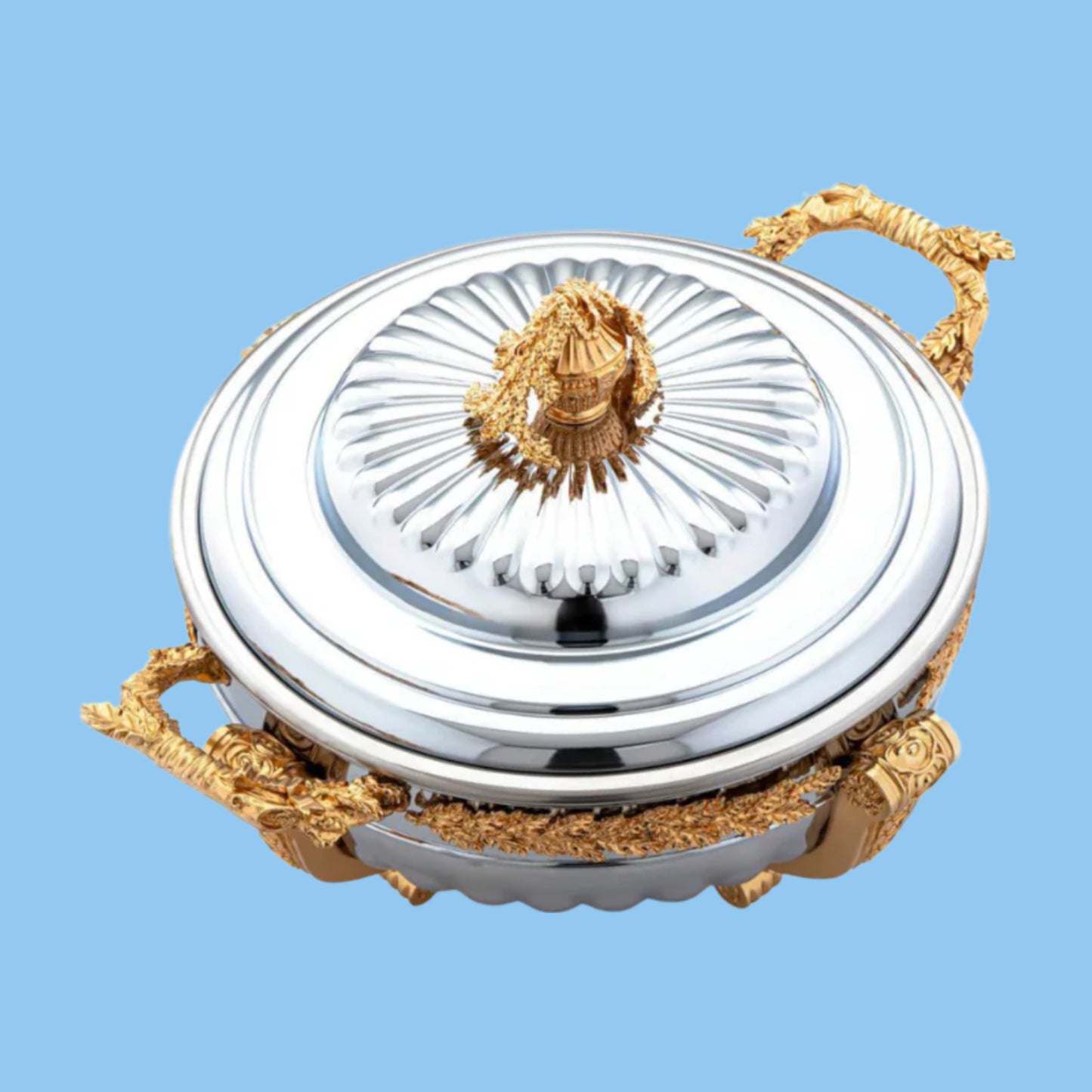 Heena's Haven Gold Stainless Steel Hot Pot - Serving Pot