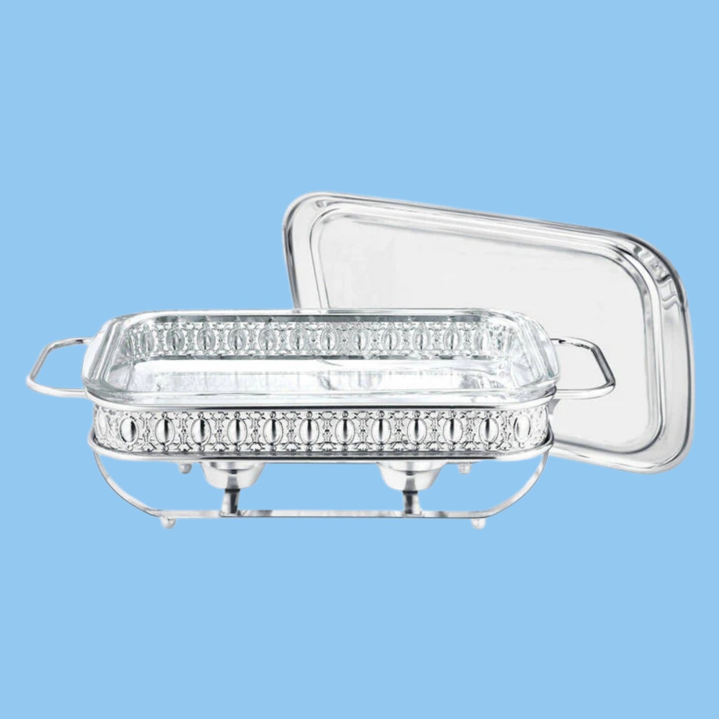 Heena's Haven Square Stainless Steel Food Warmer 1.5 Liter