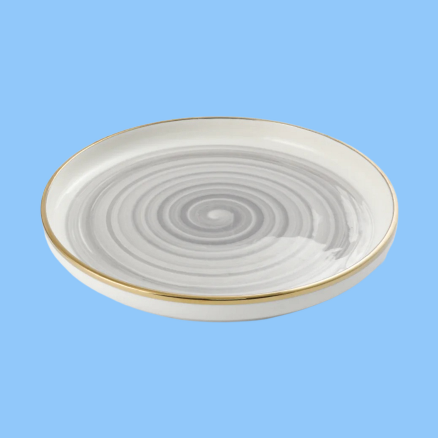 Heena's Haven 3 Piece Porcelain Plate Set 7.7"